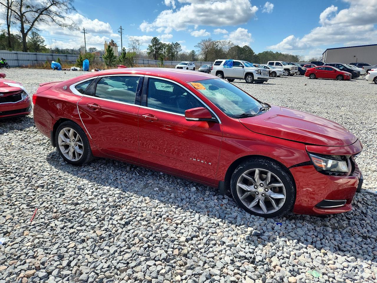 2015 Chevrolet Impala Lt Red vin: 2G1125S30F9206073
