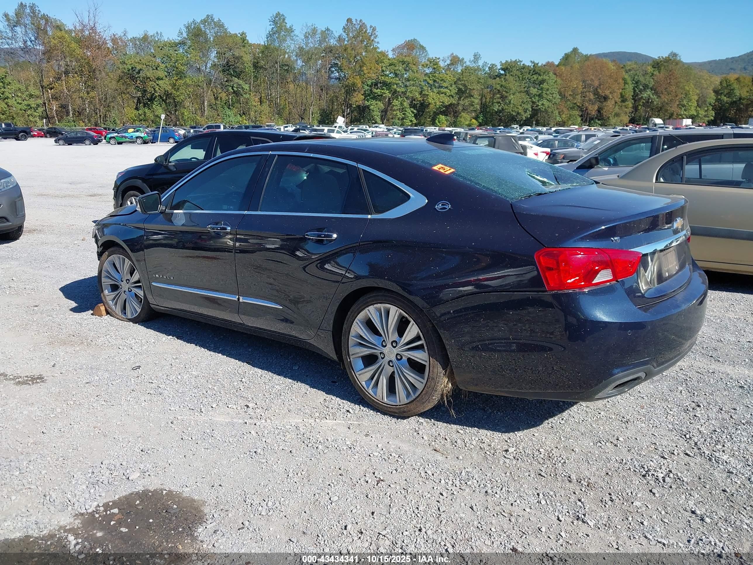 2018 Chevrolet Impala 2lz Blue vin: 2G1125S30J9104006
