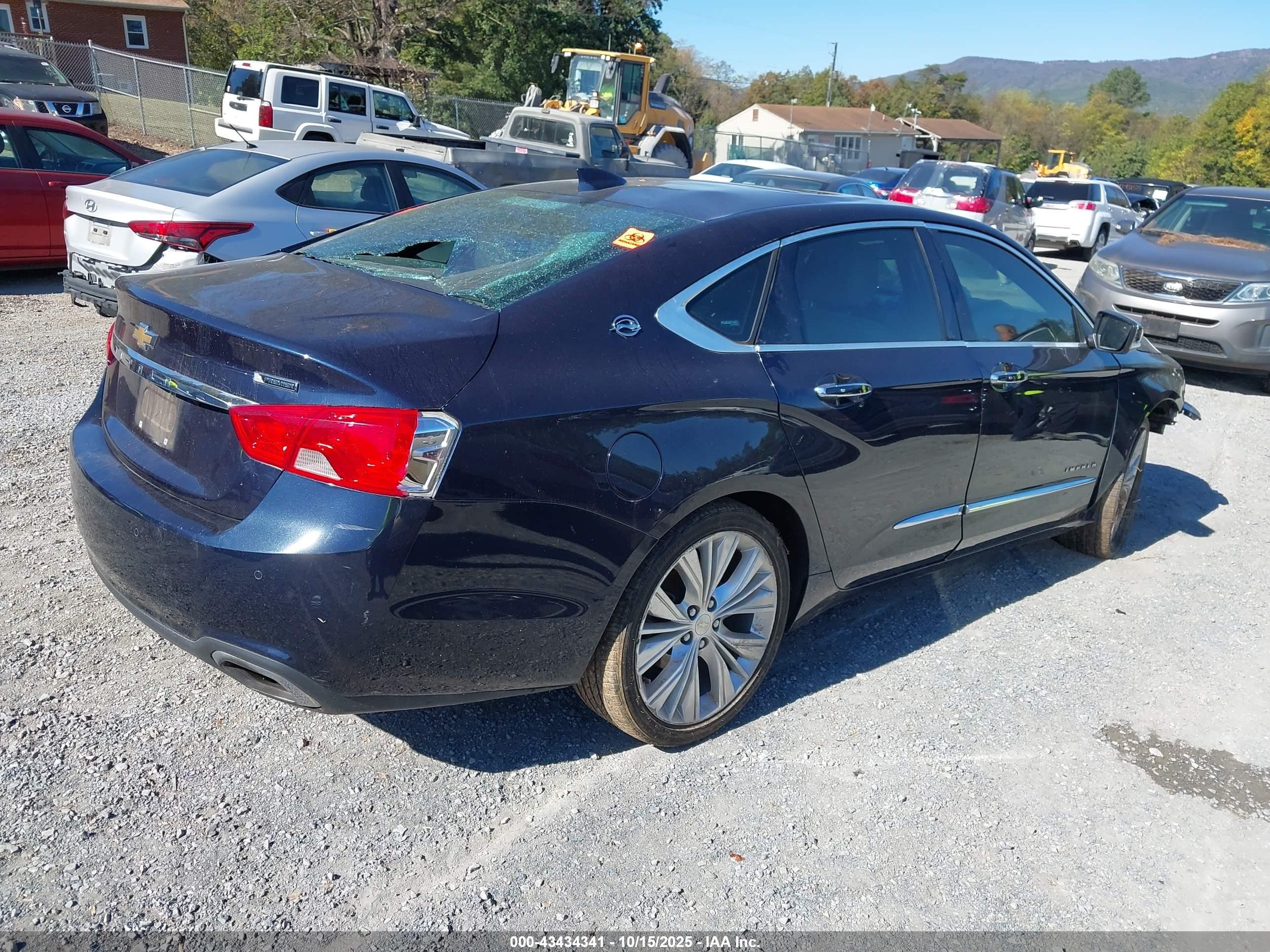 2018 Chevrolet Impala 2lz Blue vin: 2G1125S30J9104006