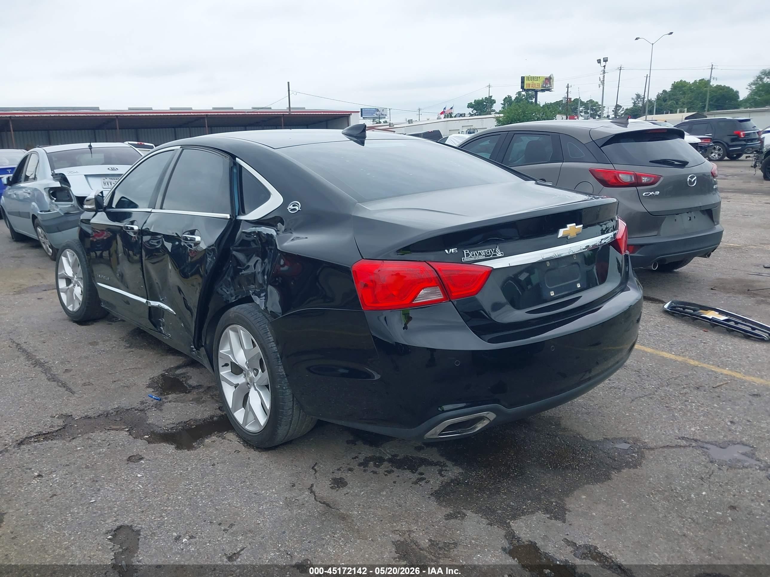2018 Chevrolet Impala 2lz Черный vin: 2G1125S30J9148314