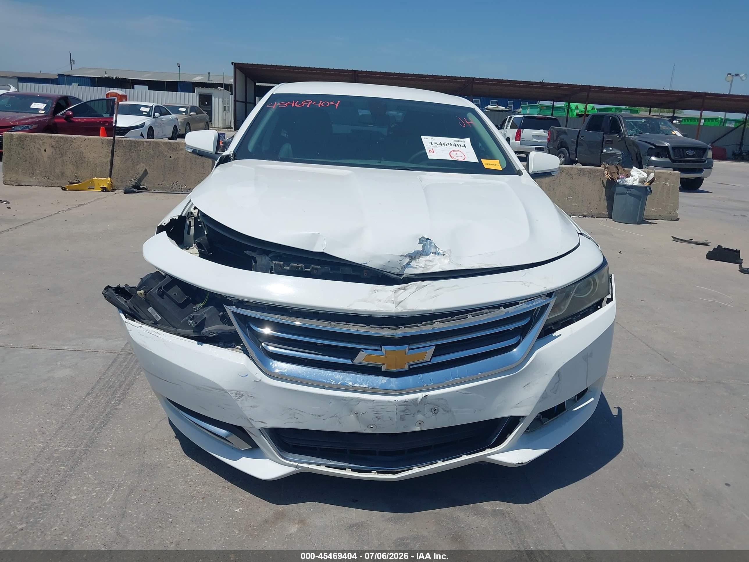 2014 Chevrolet Impala 2lt White vin: 2G1125S31E9102304