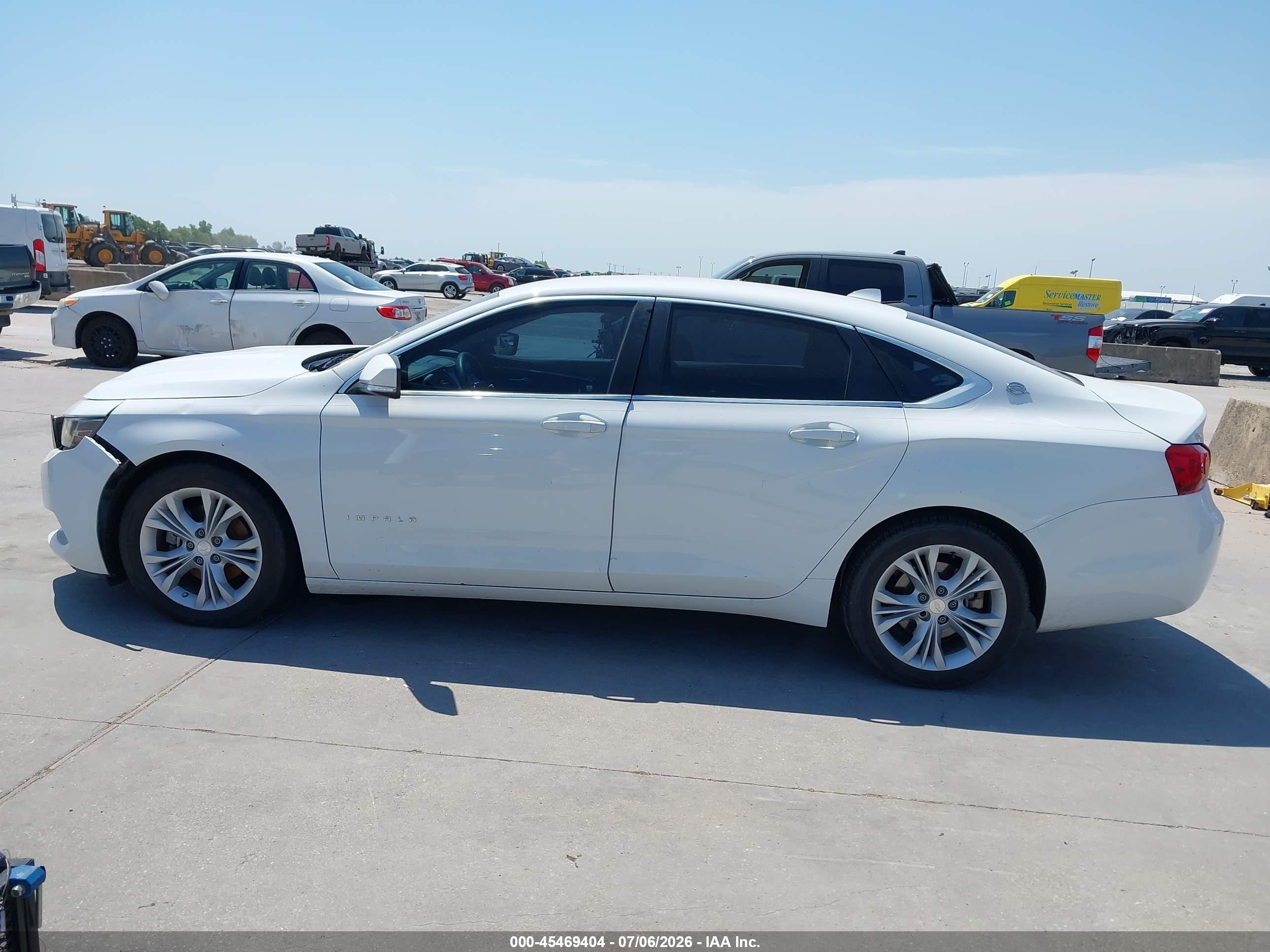 2014 Chevrolet Impala 2lt White vin: 2G1125S31E9102304