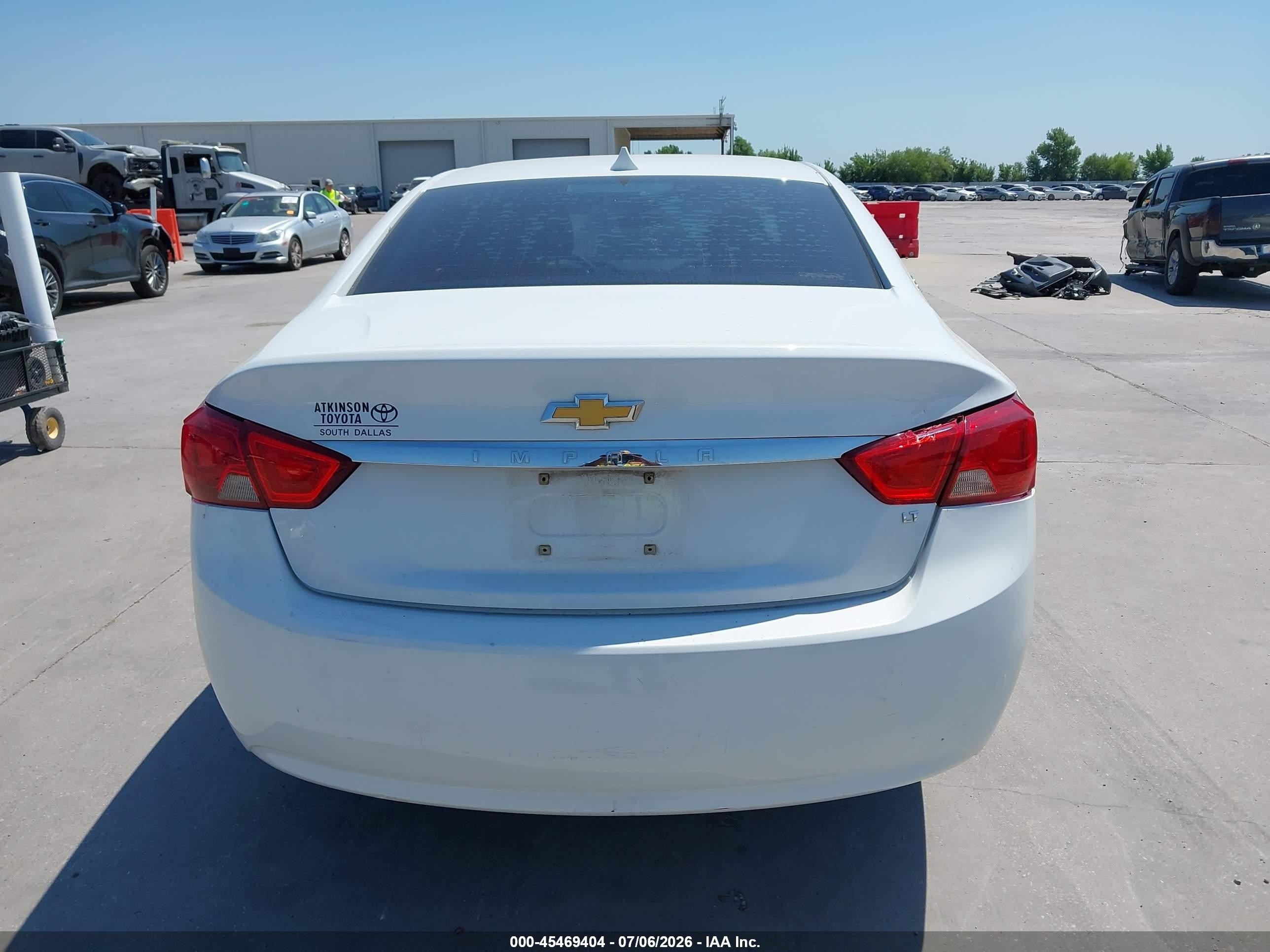 2014 Chevrolet Impala 2lt White vin: 2G1125S31E9102304