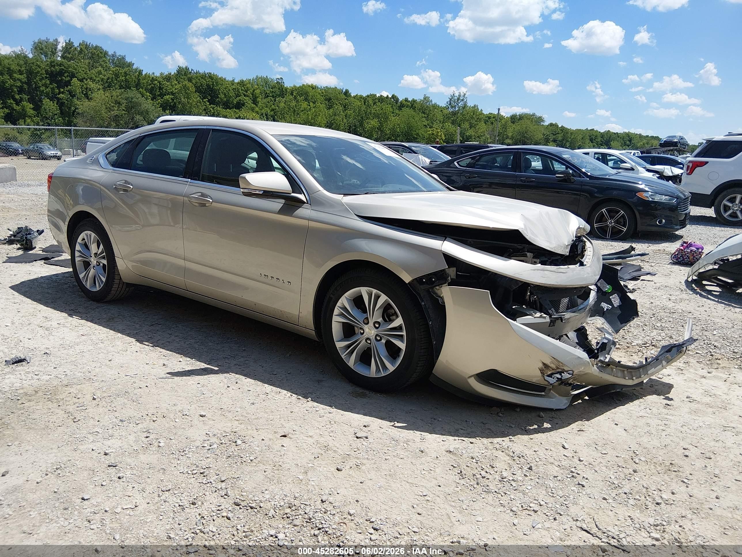 2014 Chevrolet Impala 2lt Beige vin: 2G1125S31E9104246