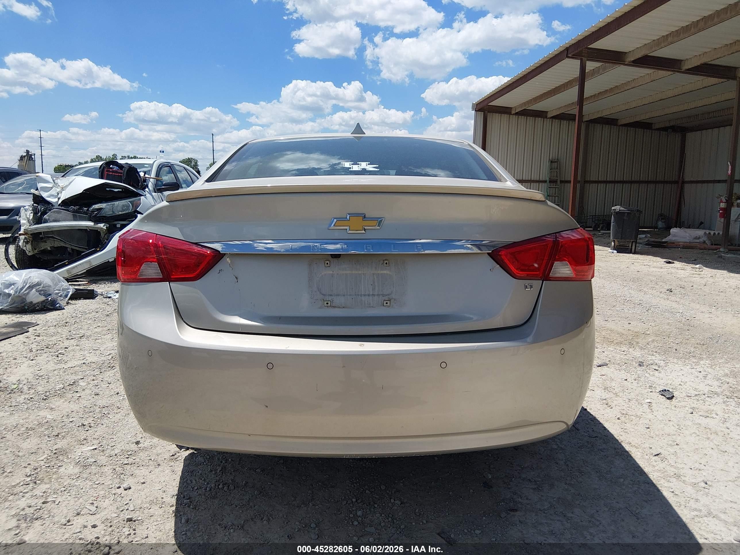 2014 Chevrolet Impala 2lt Beige vin: 2G1125S31E9104246