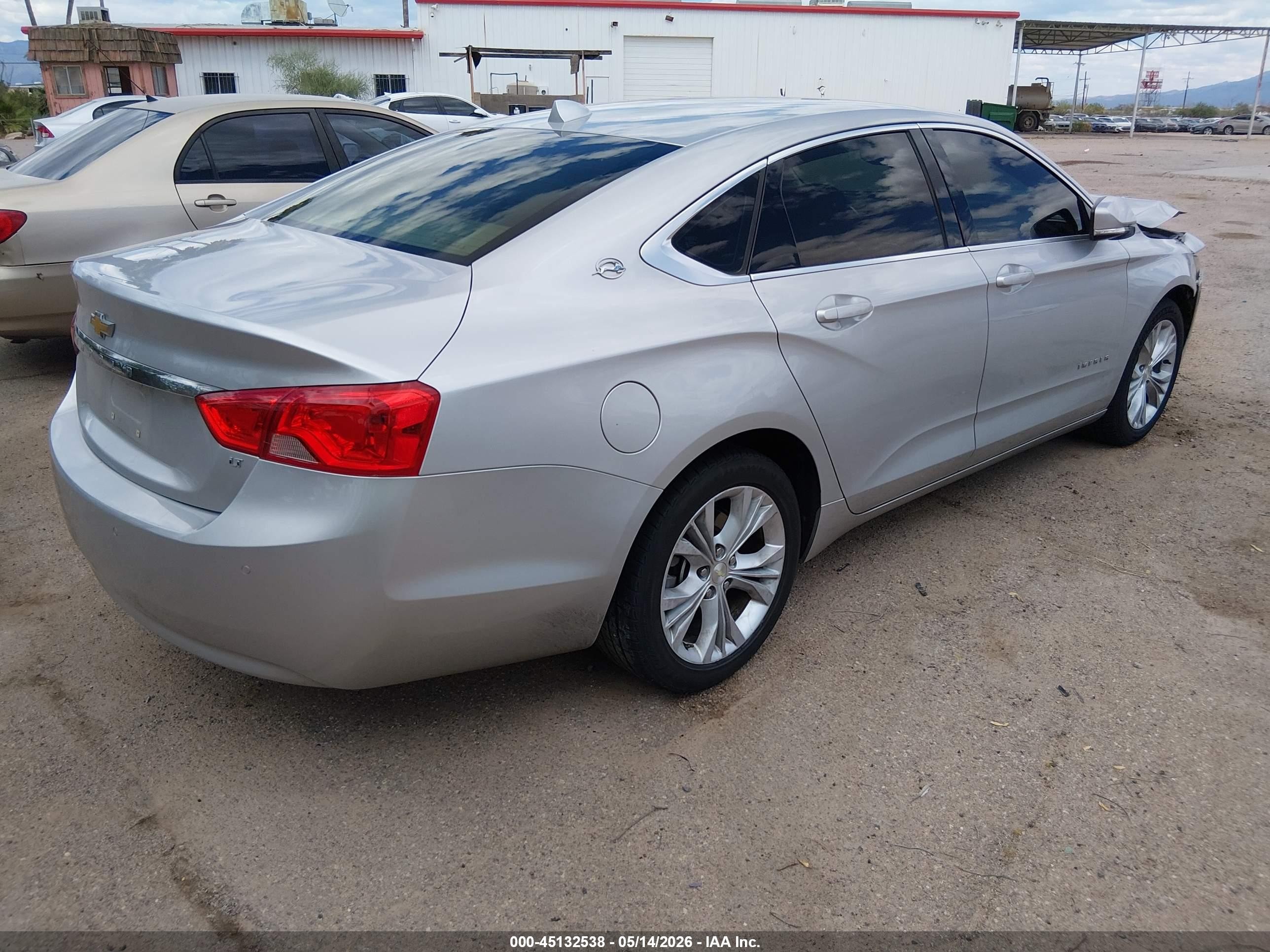 2014 Chevrolet Impala 2lt Silver vin: 2G1125S31E9118664