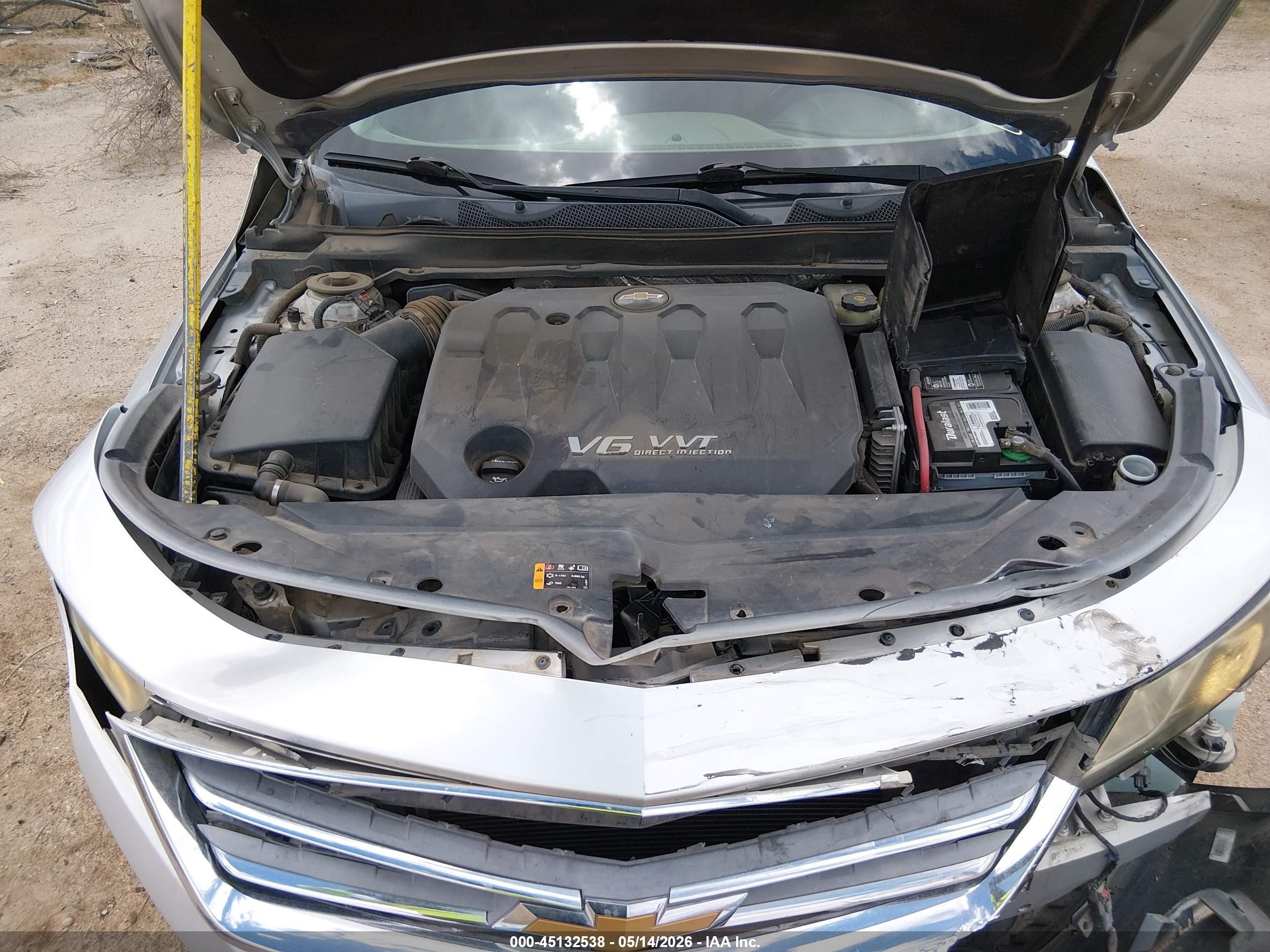 2014 Chevrolet Impala 2lt Silver vin: 2G1125S31E9118664
