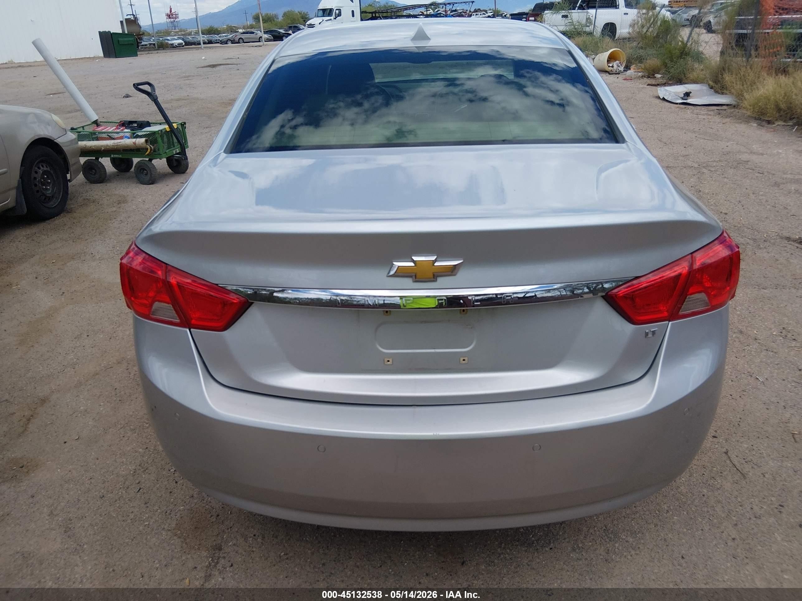 2014 Chevrolet Impala 2lt Silver vin: 2G1125S31E9118664