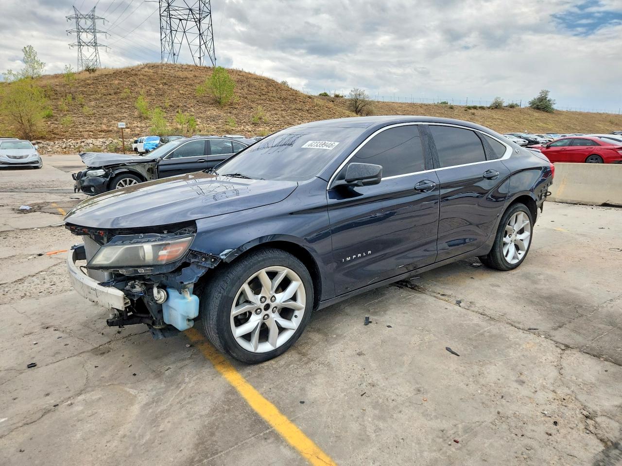2014 Chevrolet Impala Lt Blue vin: 2G1125S31E9144469