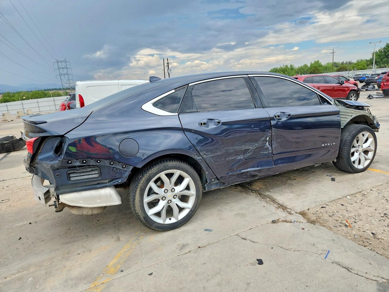 2014 Chevrolet Impala Lt Blue vin: 2G1125S31E9144469