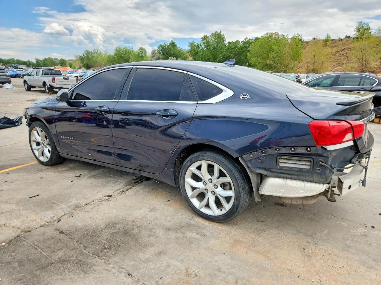 2014 Chevrolet Impala Lt Blue vin: 2G1125S31E9144469