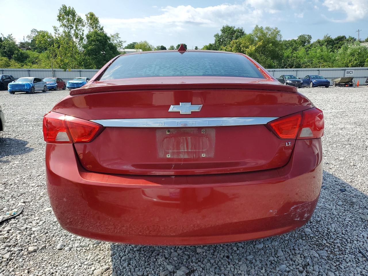 2014 Chevrolet Impala Lt Red vin: 2G1125S31E9150787