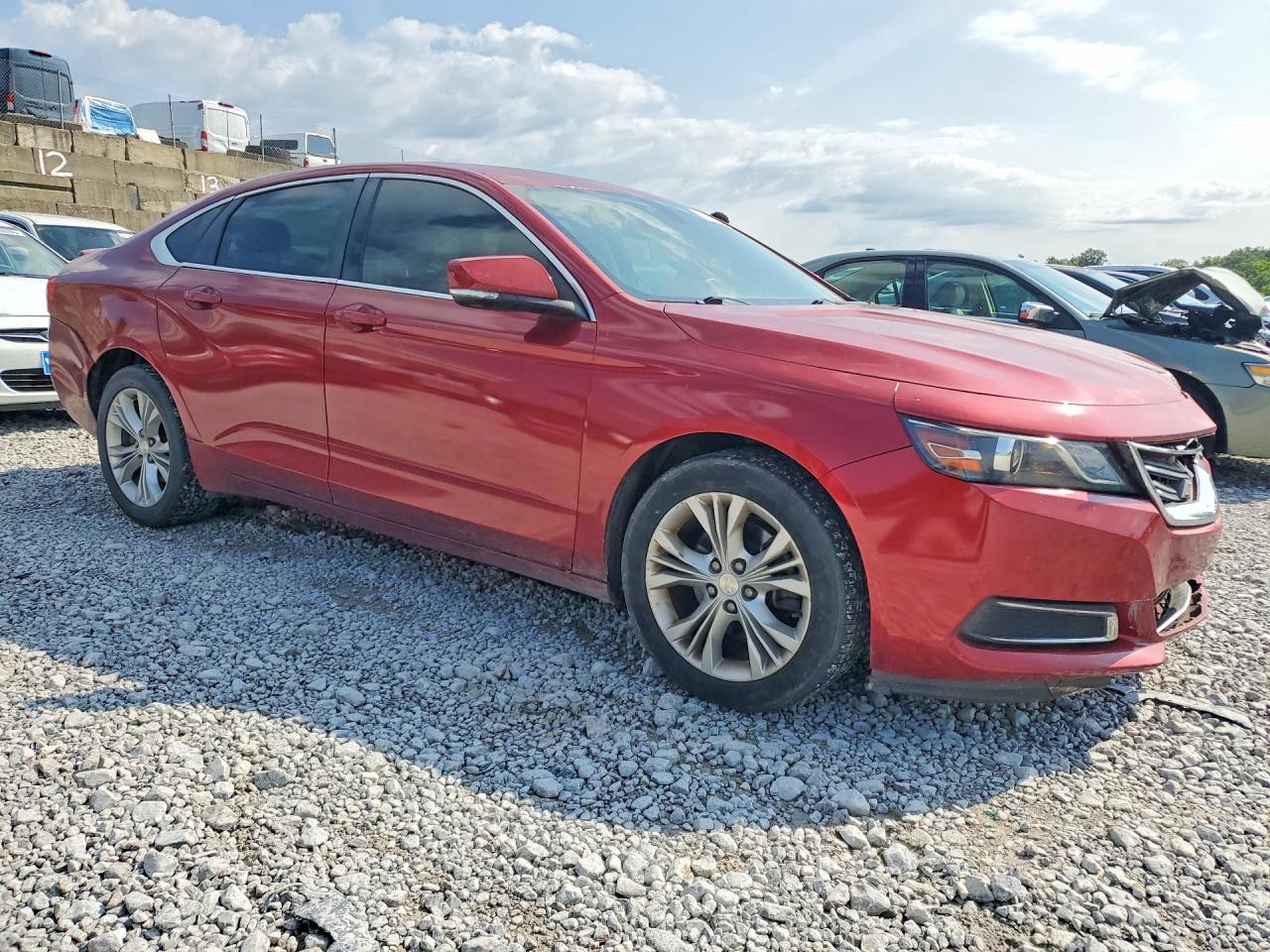 2014 Chevrolet Impala Lt Red vin: 2G1125S31E9150787