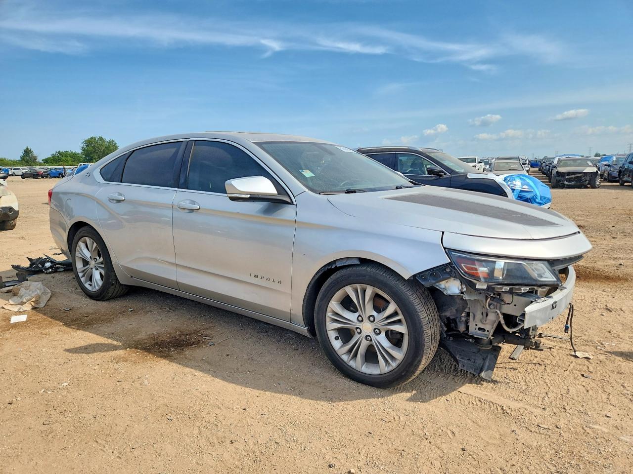 2014 Chevrolet Impala Lt Silver vin: 2G1125S31E9171347