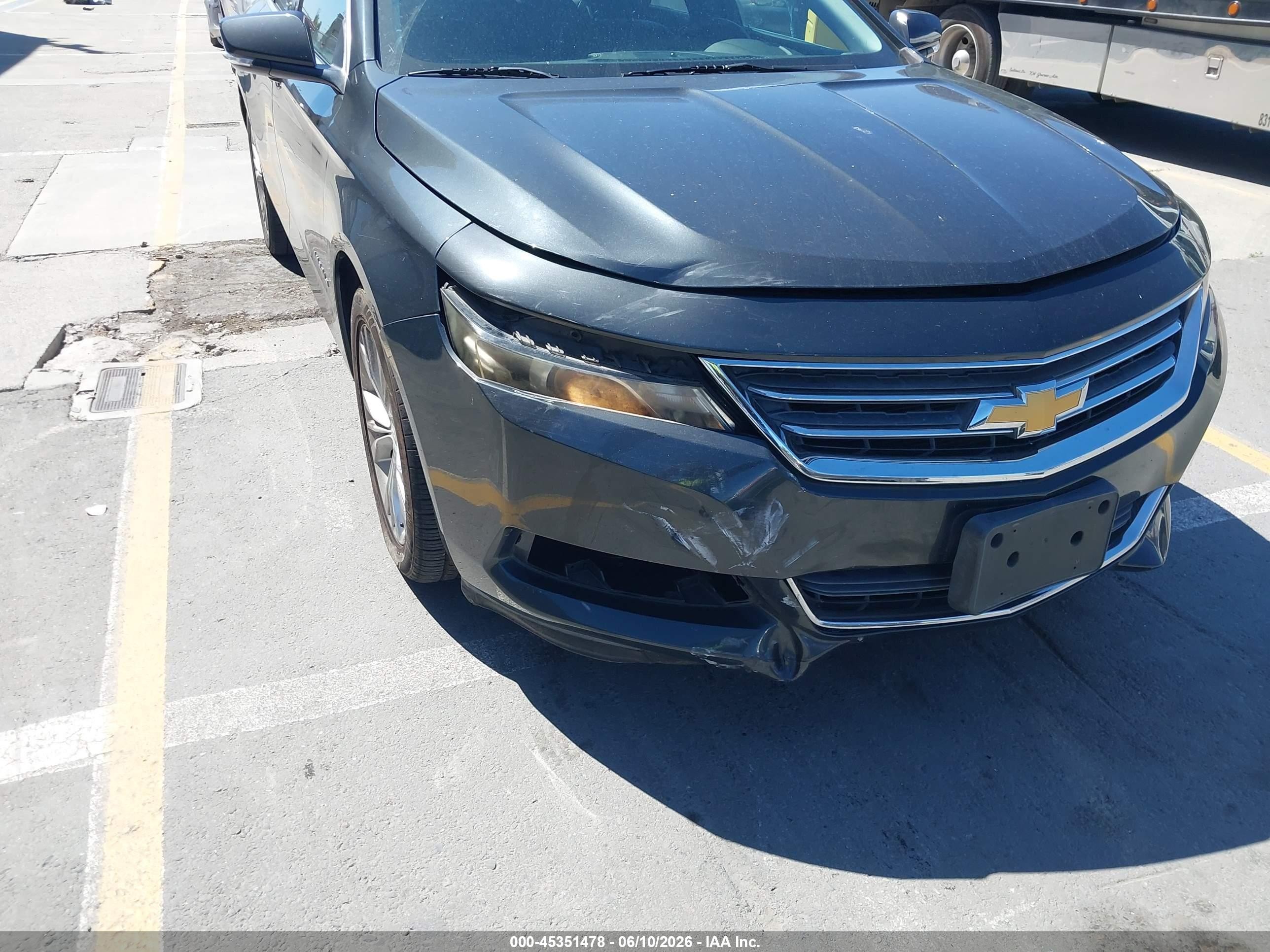 2015 Chevrolet Impala 2lt Black vin: 2G1125S31F9107200
