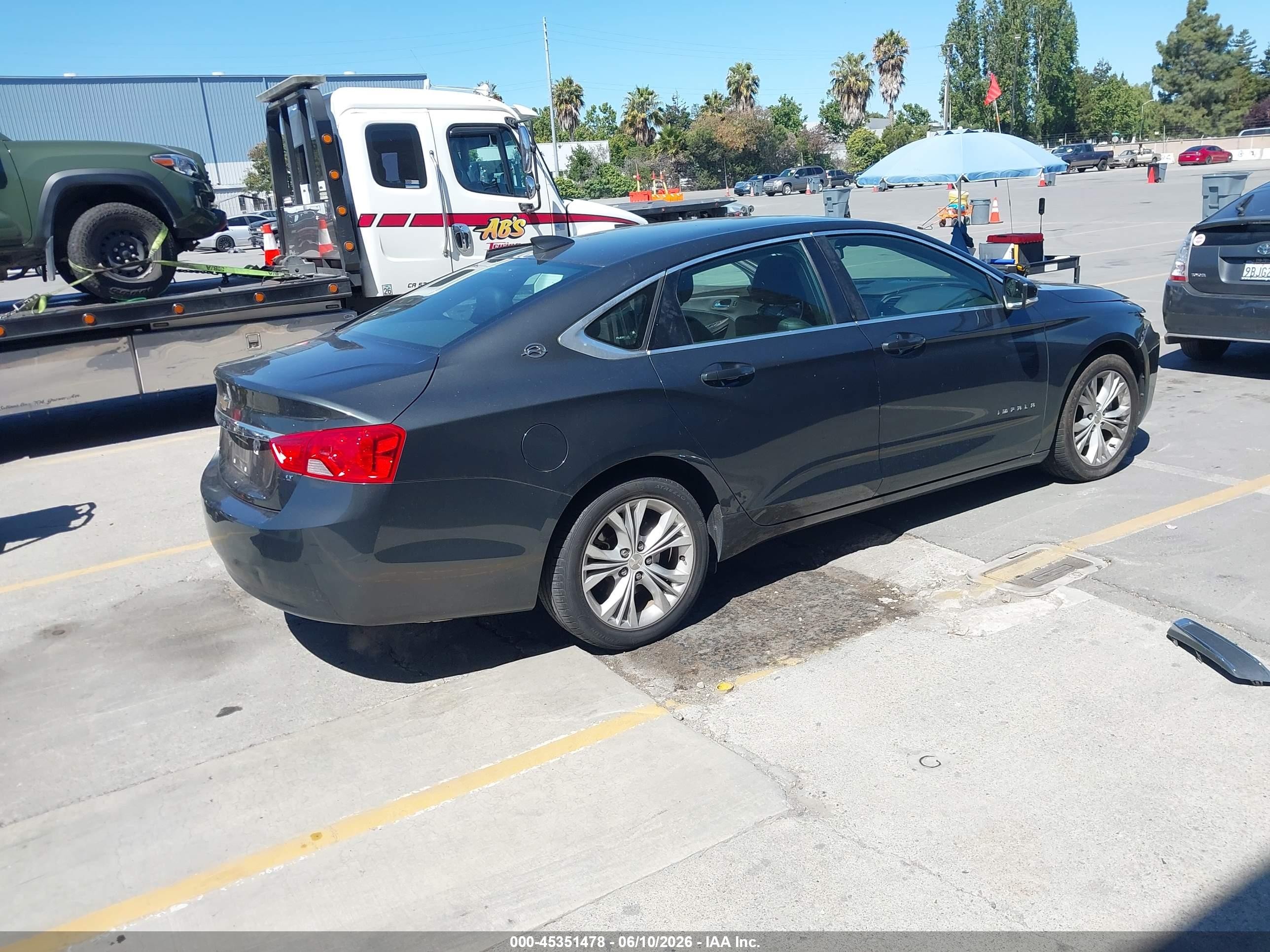 2015 Chevrolet Impala 2lt Black vin: 2G1125S31F9107200