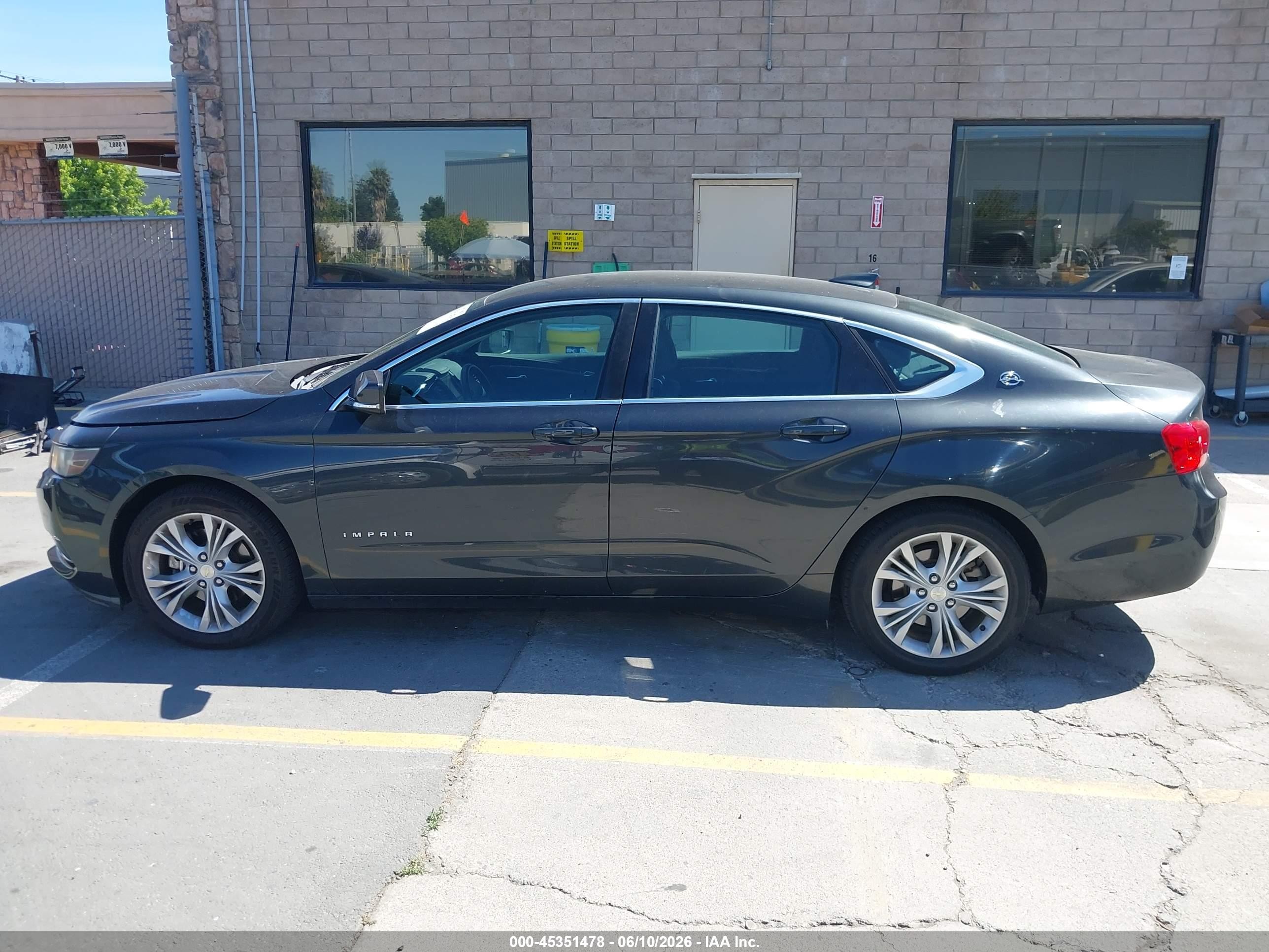 2015 Chevrolet Impala 2lt Black vin: 2G1125S31F9107200