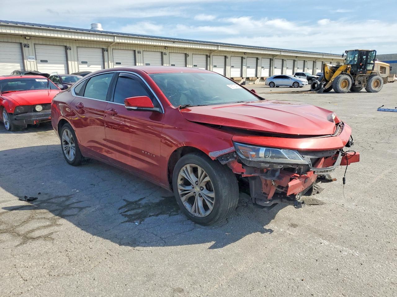 2015 Chevrolet Impala Lt Red vin: 2G1125S31F9109898