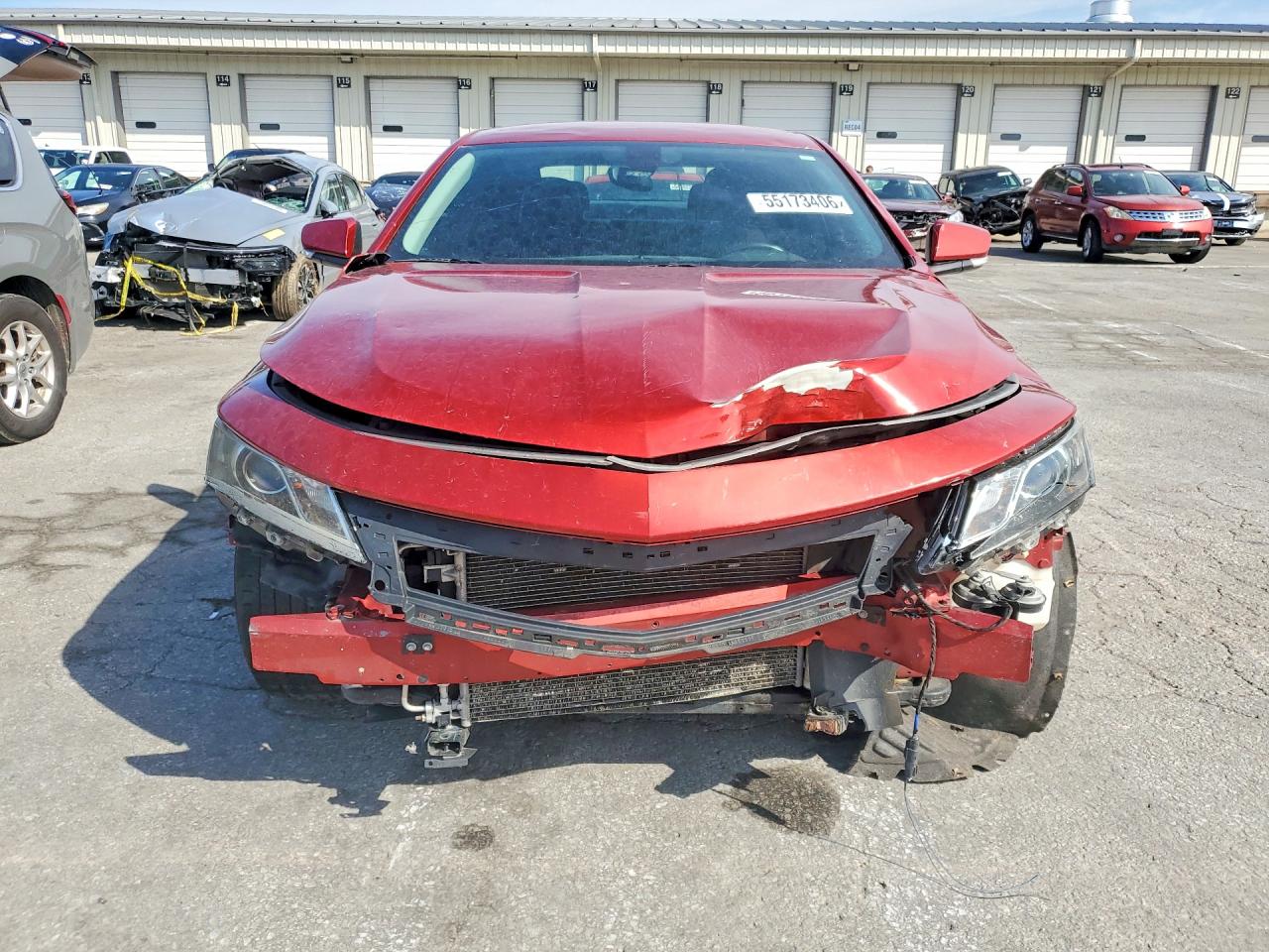 2015 Chevrolet Impala Lt Red vin: 2G1125S31F9109898