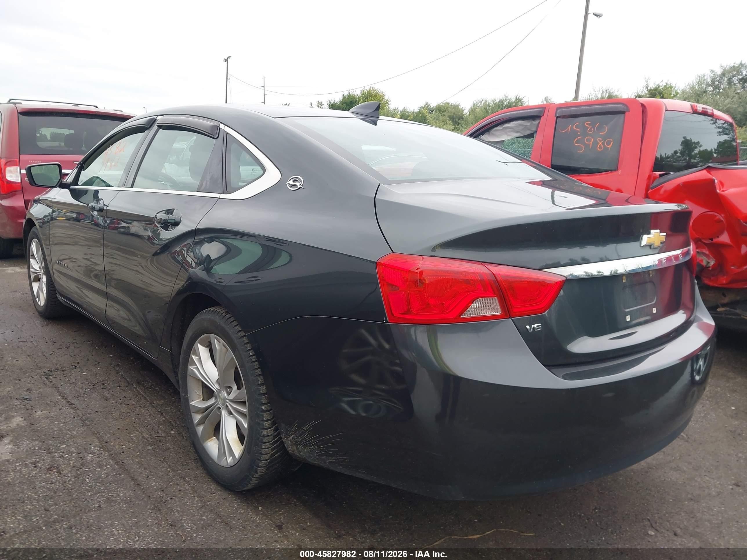 2015 Chevrolet Impala 2lt Gray vin: 2G1125S31F9111067