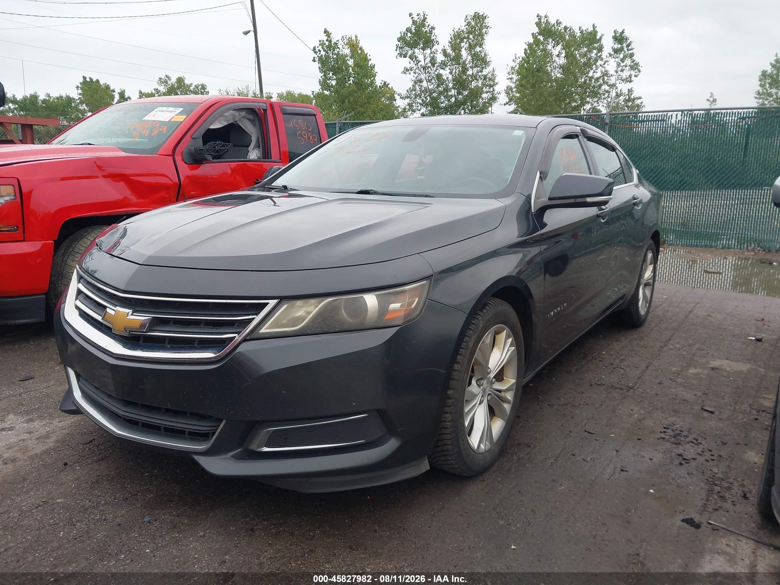 2015 Chevrolet Impala 2lt Gray vin: 2G1125S31F9111067