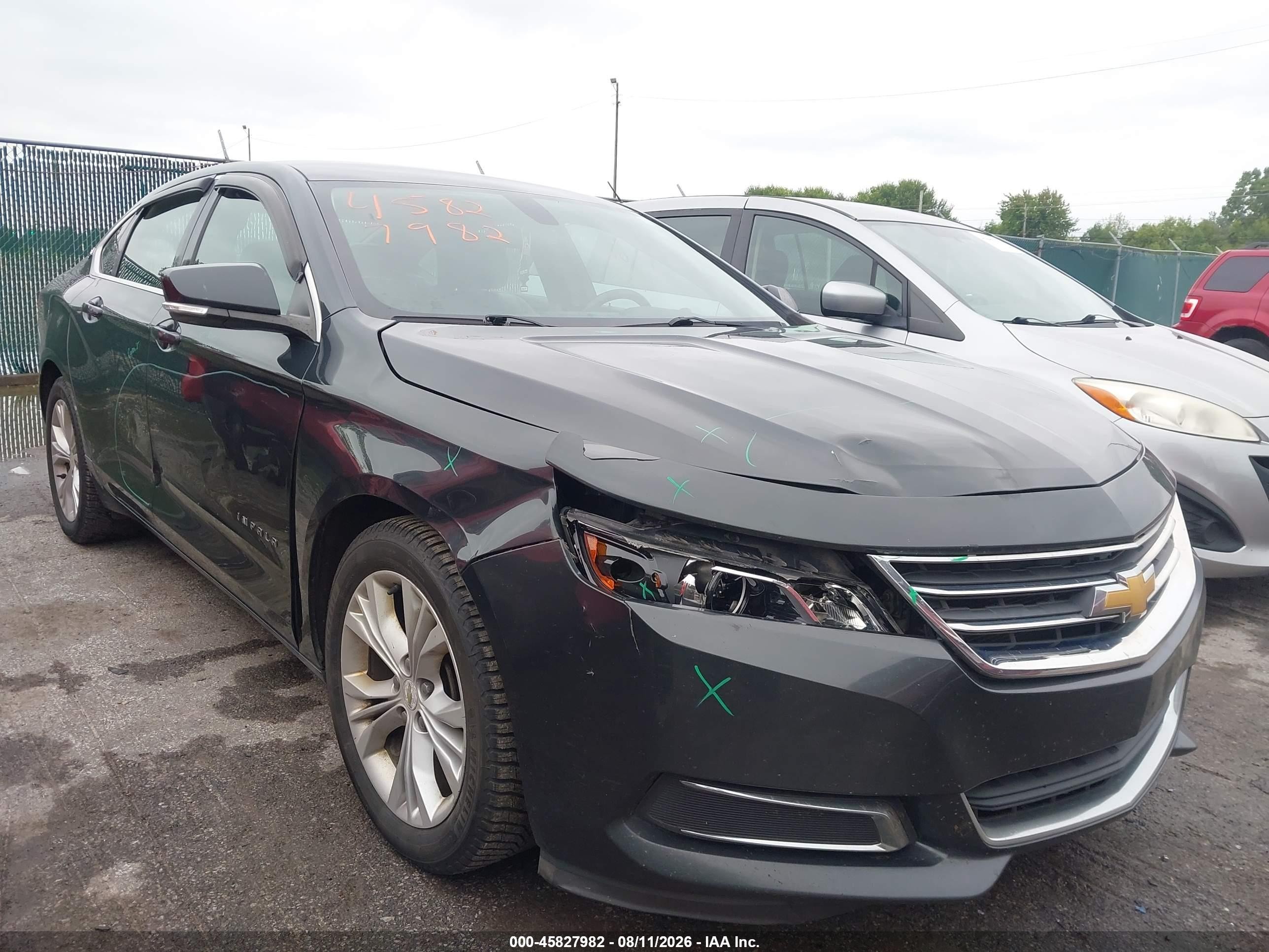 2015 Chevrolet Impala 2lt Gray vin: 2G1125S31F9111067