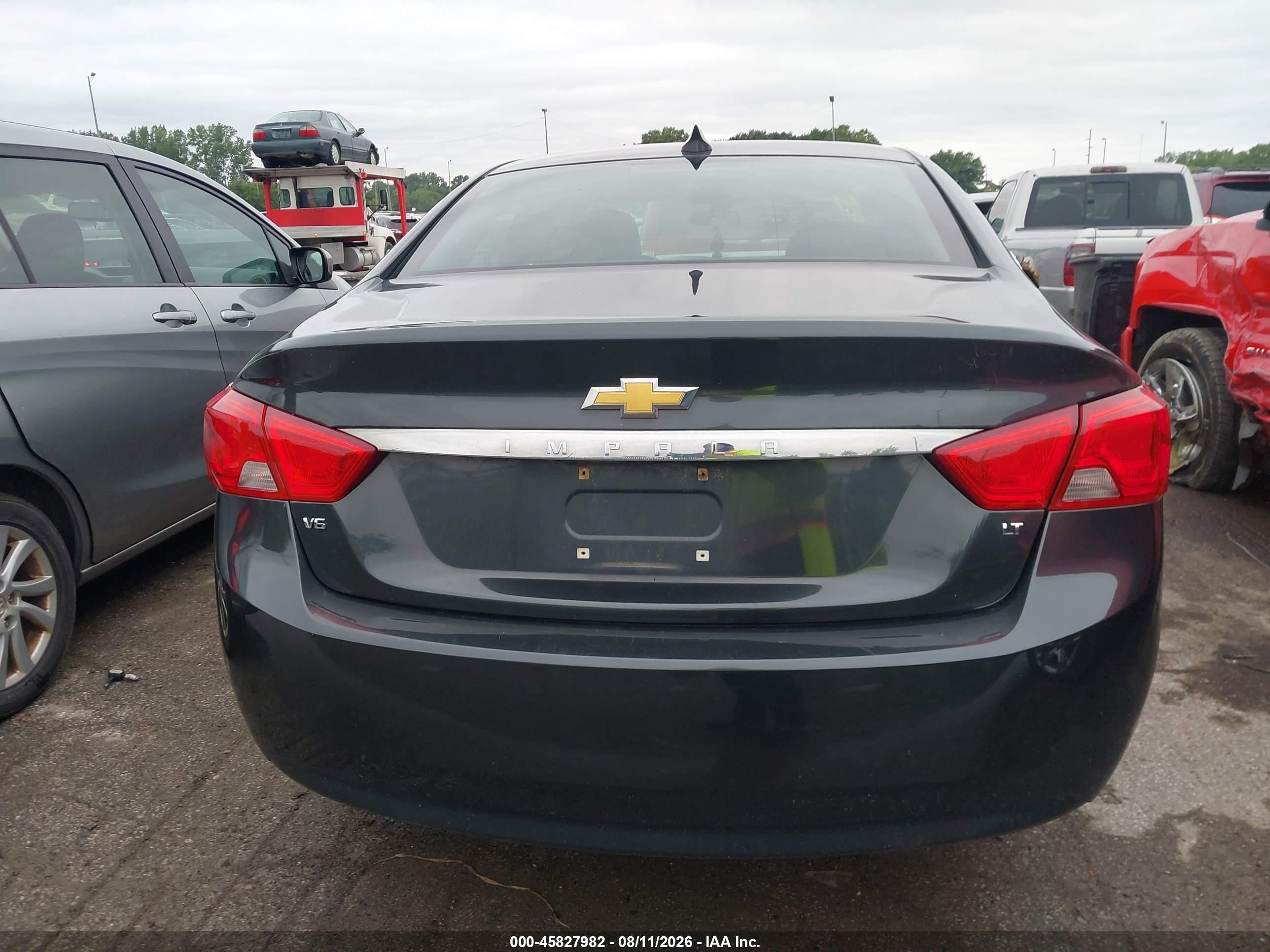 2015 Chevrolet Impala 2lt Gray vin: 2G1125S31F9111067