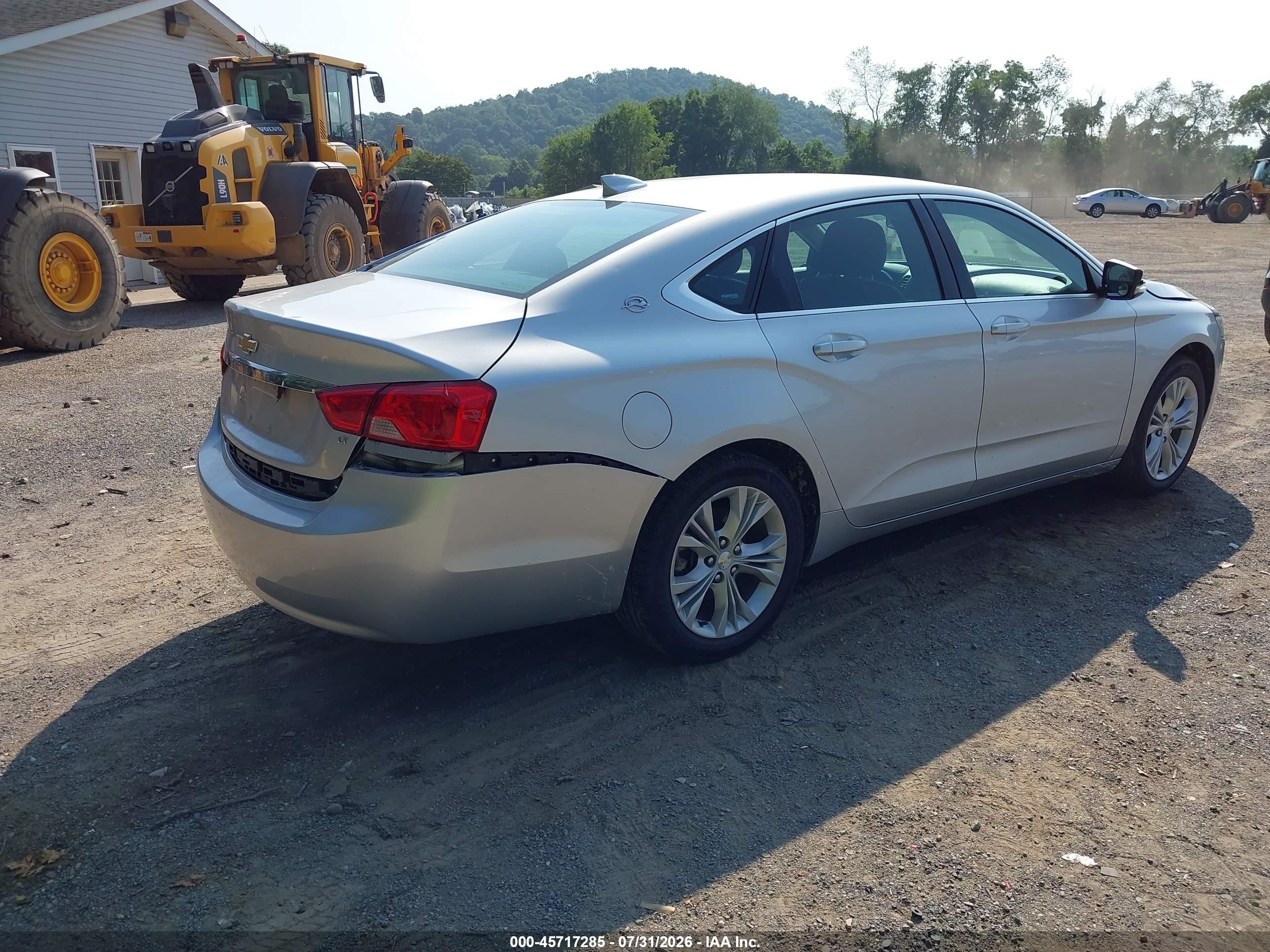 2015 Chevrolet Impala 2lt Silver vin: 2G1125S31F9184553