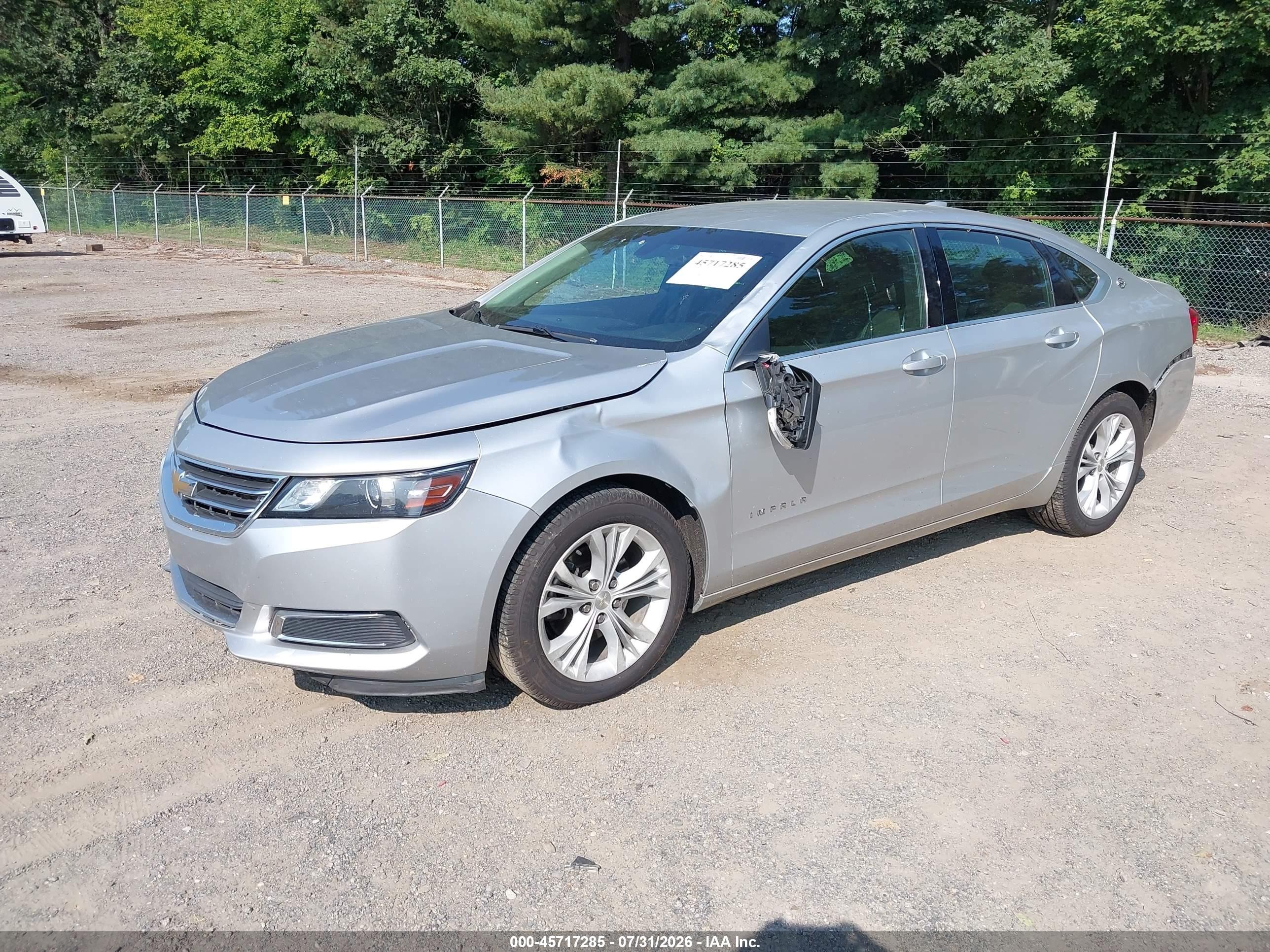 2015 Chevrolet Impala 2lt Silver vin: 2G1125S31F9184553
