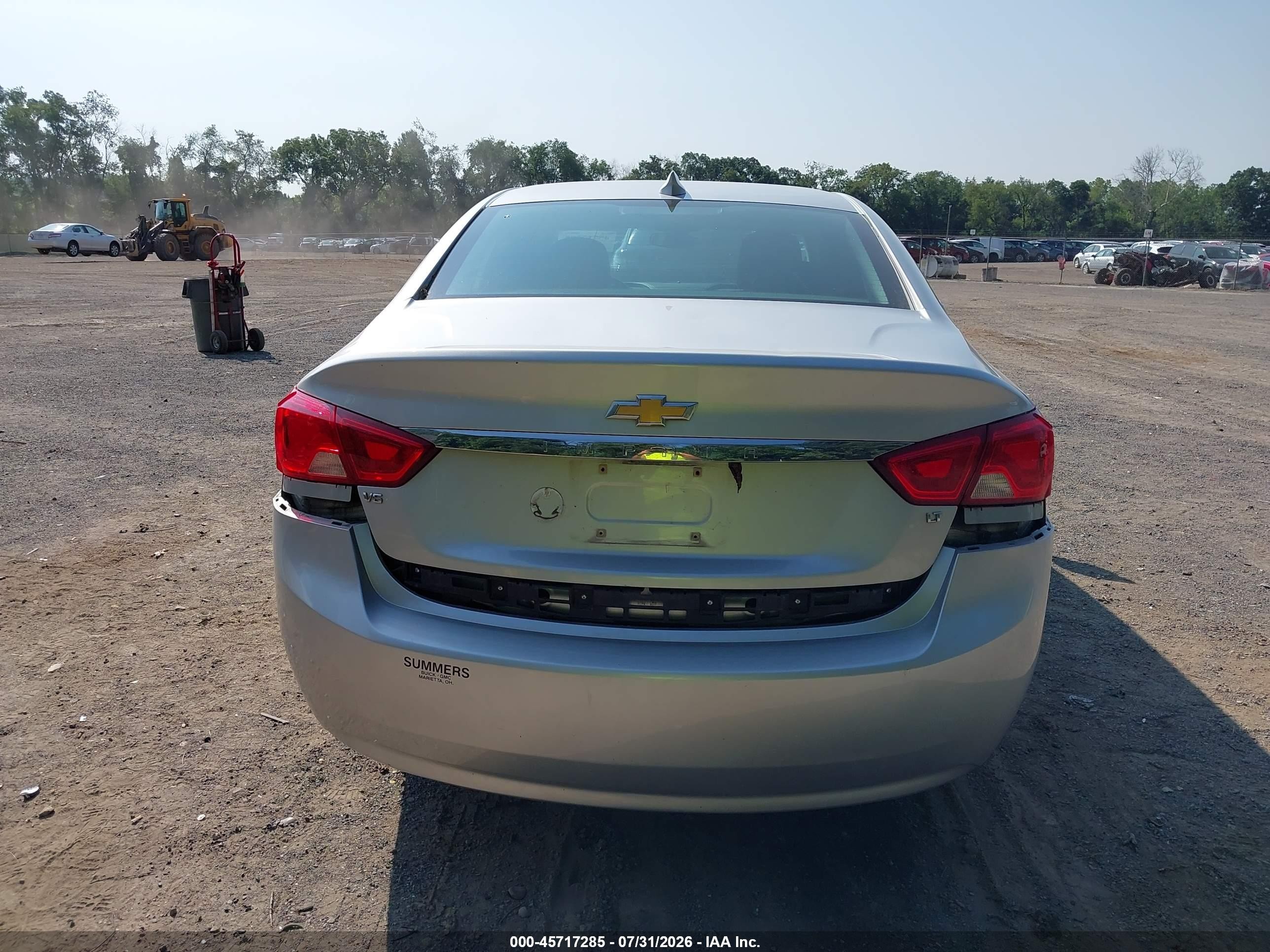 2015 Chevrolet Impala 2lt Silver vin: 2G1125S31F9184553