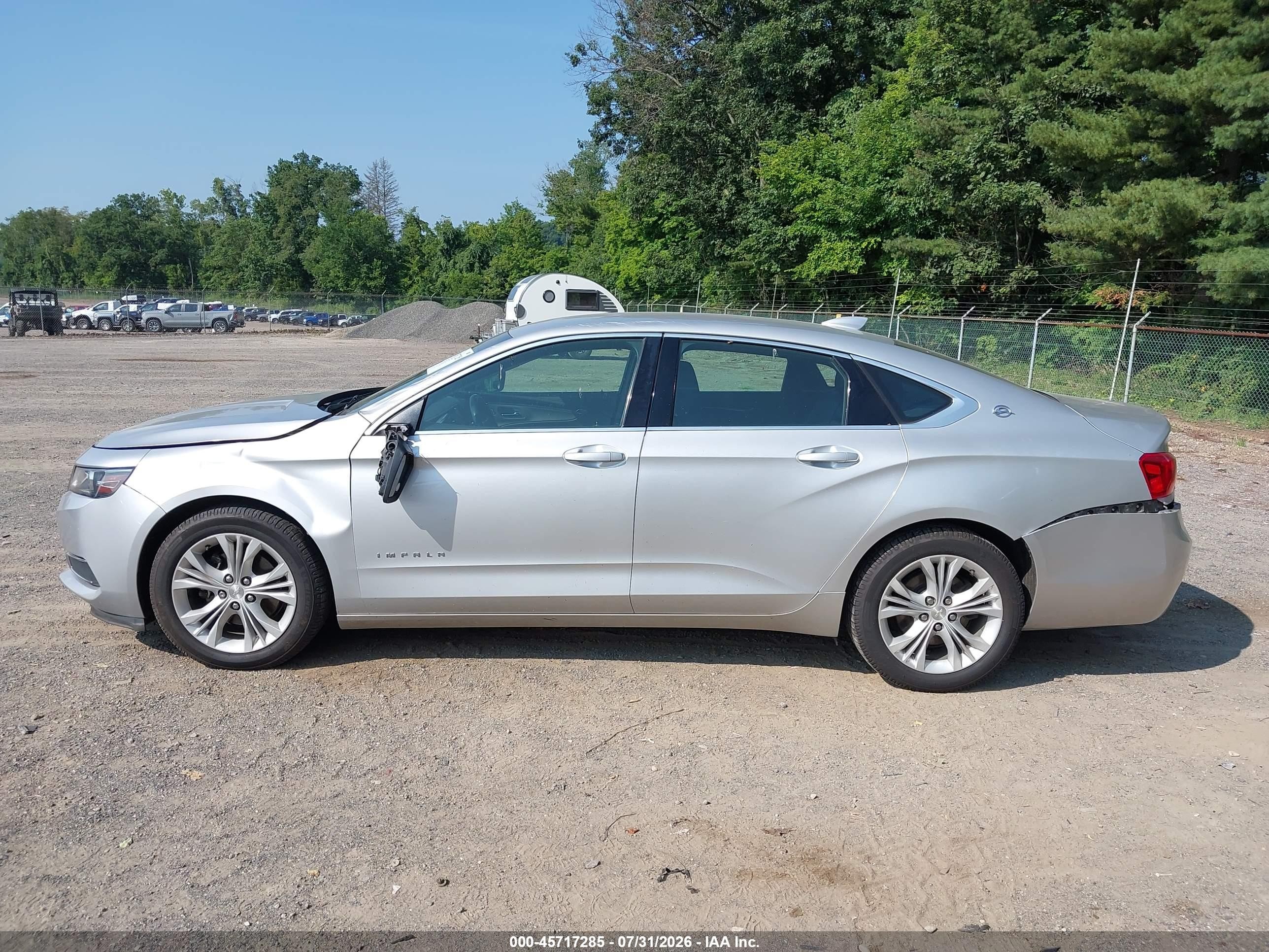 2015 Chevrolet Impala 2lt Silver vin: 2G1125S31F9184553
