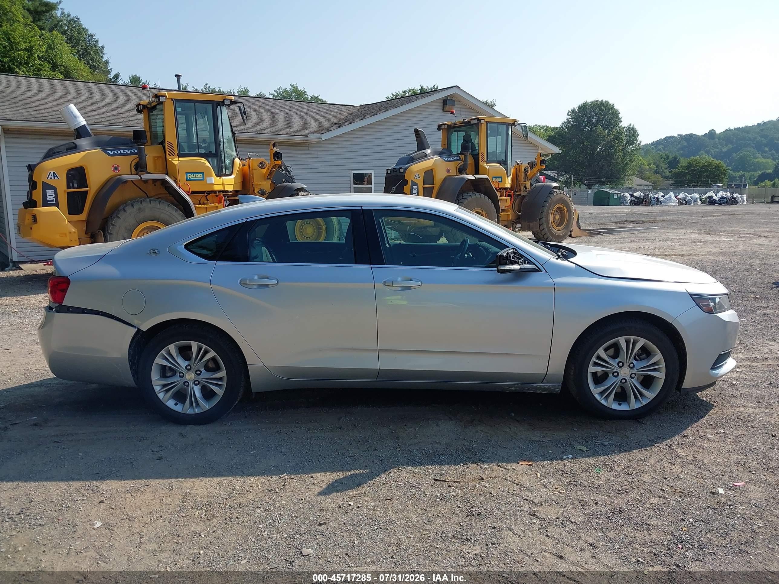 2015 Chevrolet Impala 2lt Silver vin: 2G1125S31F9184553