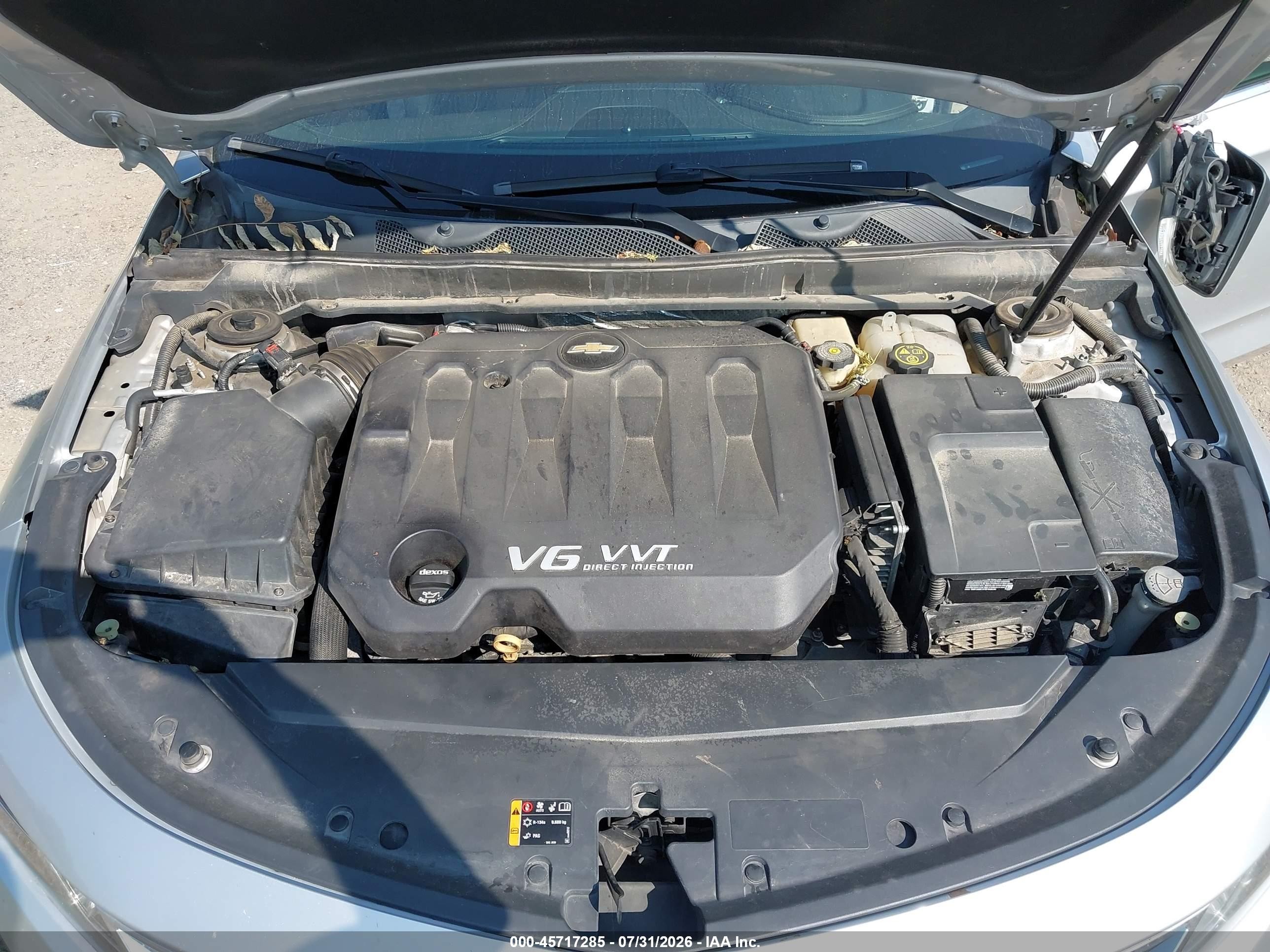 2015 Chevrolet Impala 2lt Silver vin: 2G1125S31F9184553
