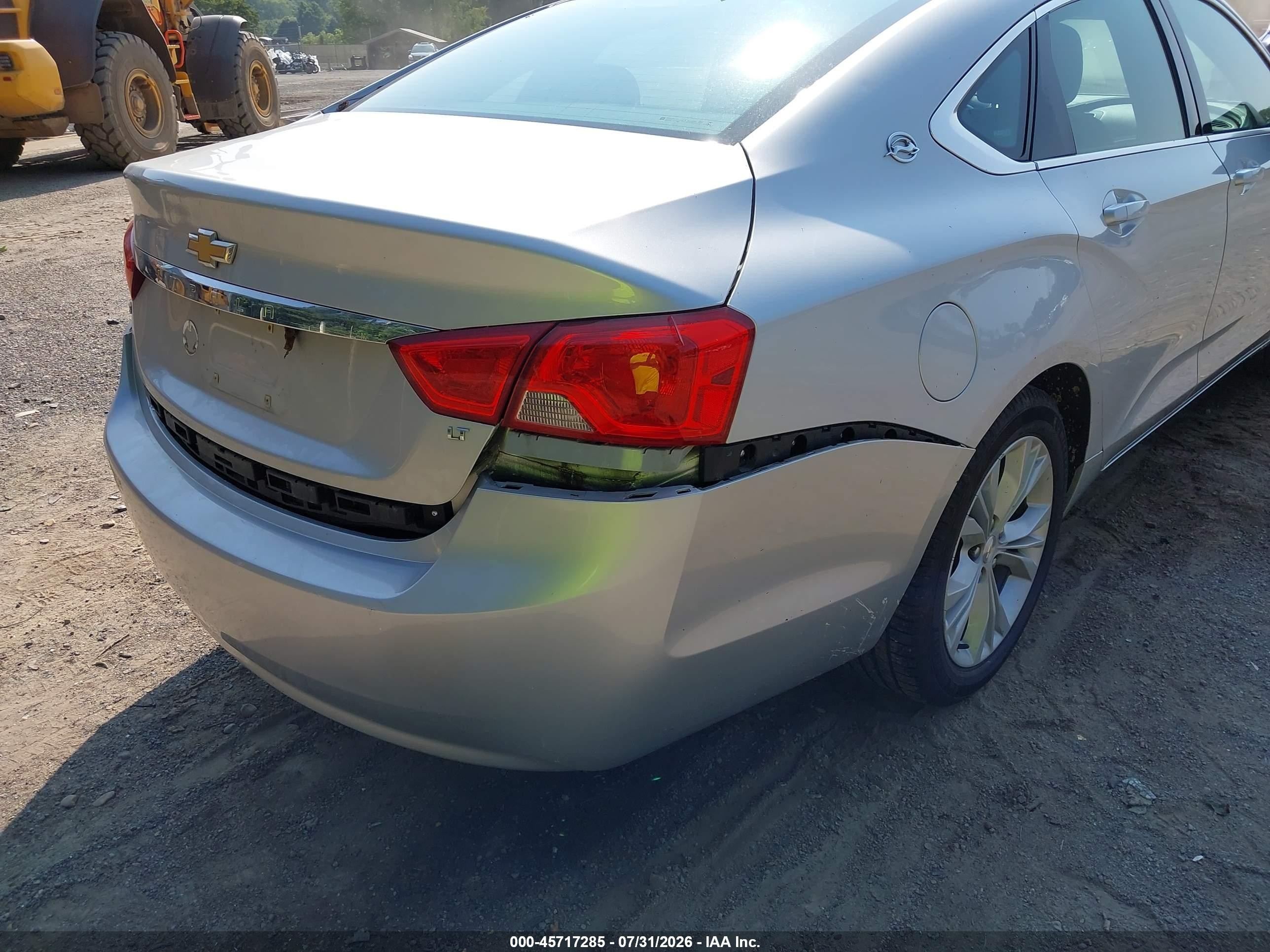 2015 Chevrolet Impala 2lt Silver vin: 2G1125S31F9184553