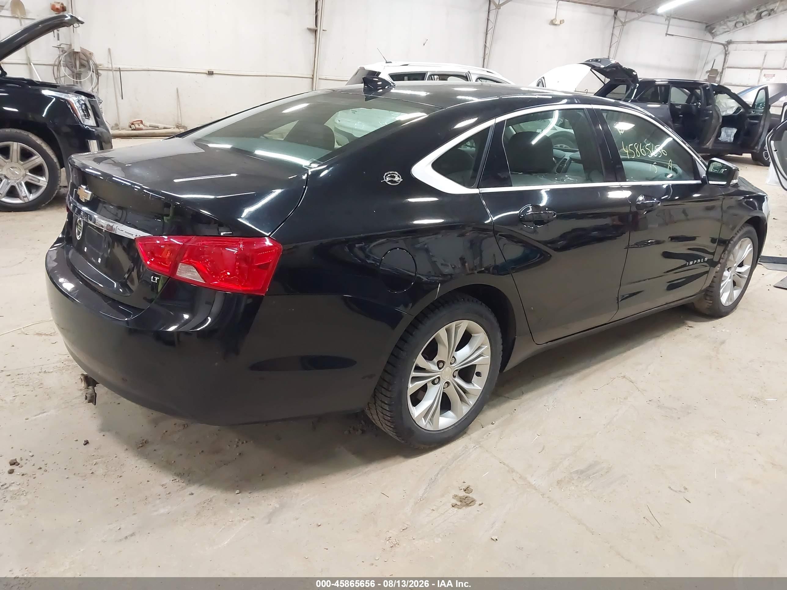 2015 Chevrolet Impala 2lt Черный vin: 2G1125S31F9221424