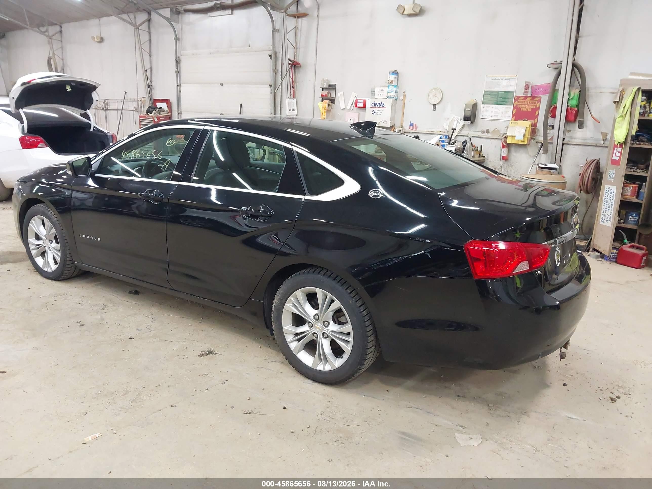 2015 Chevrolet Impala 2lt Черный vin: 2G1125S31F9221424