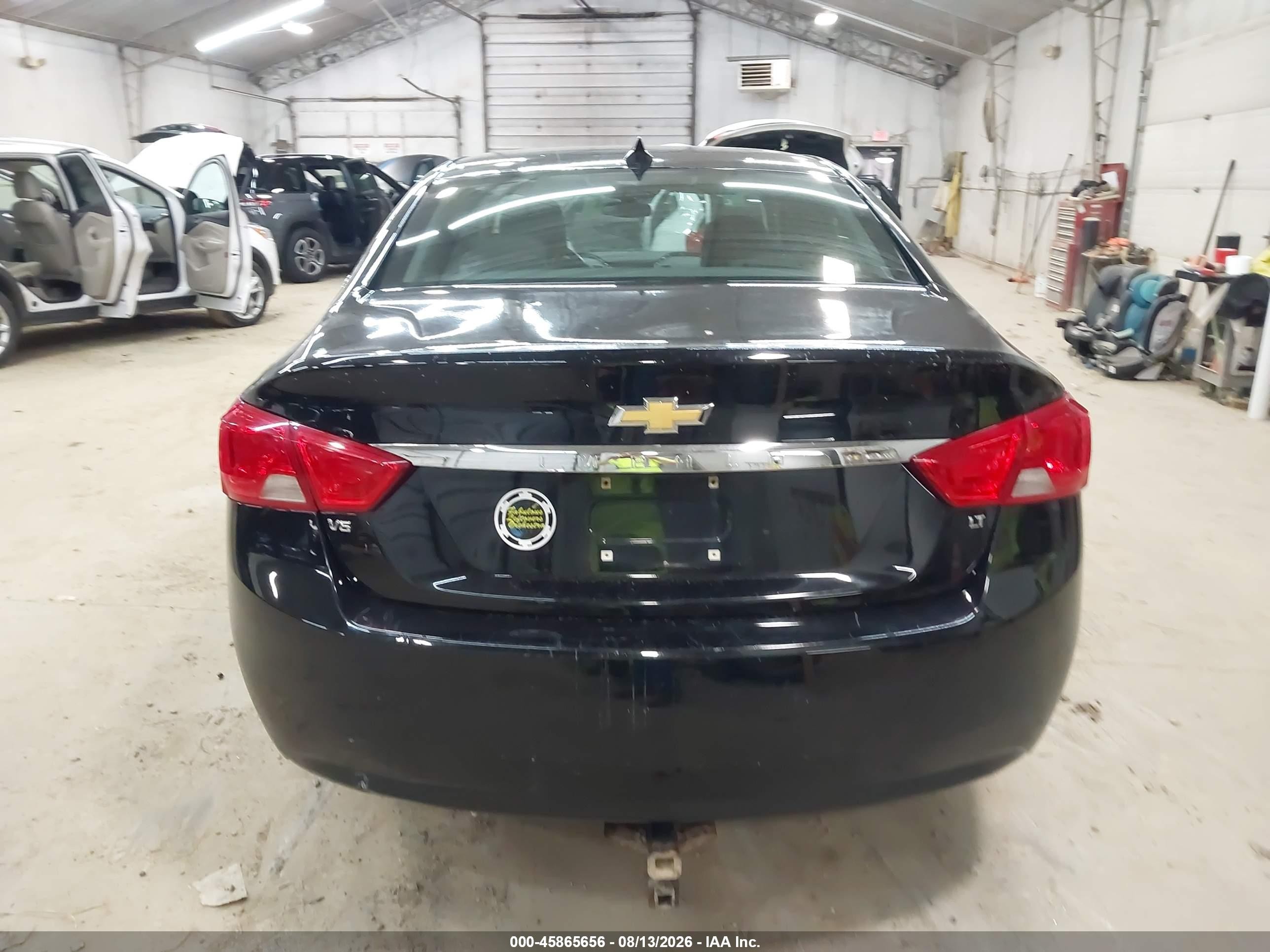 2015 Chevrolet Impala 2lt Черный vin: 2G1125S31F9221424