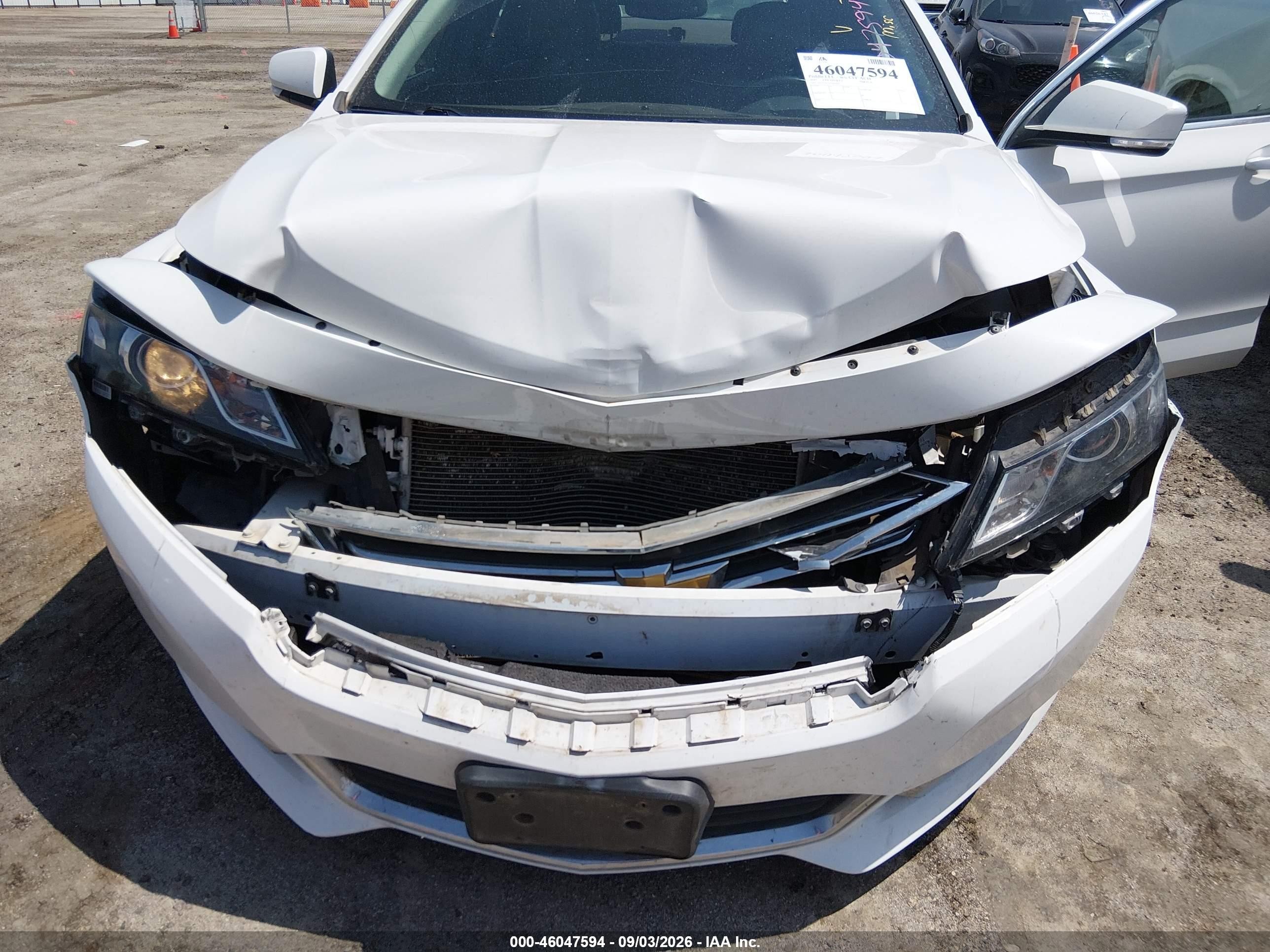 2015 Chevrolet Impala 2lt White vin: 2G1125S31F9242662