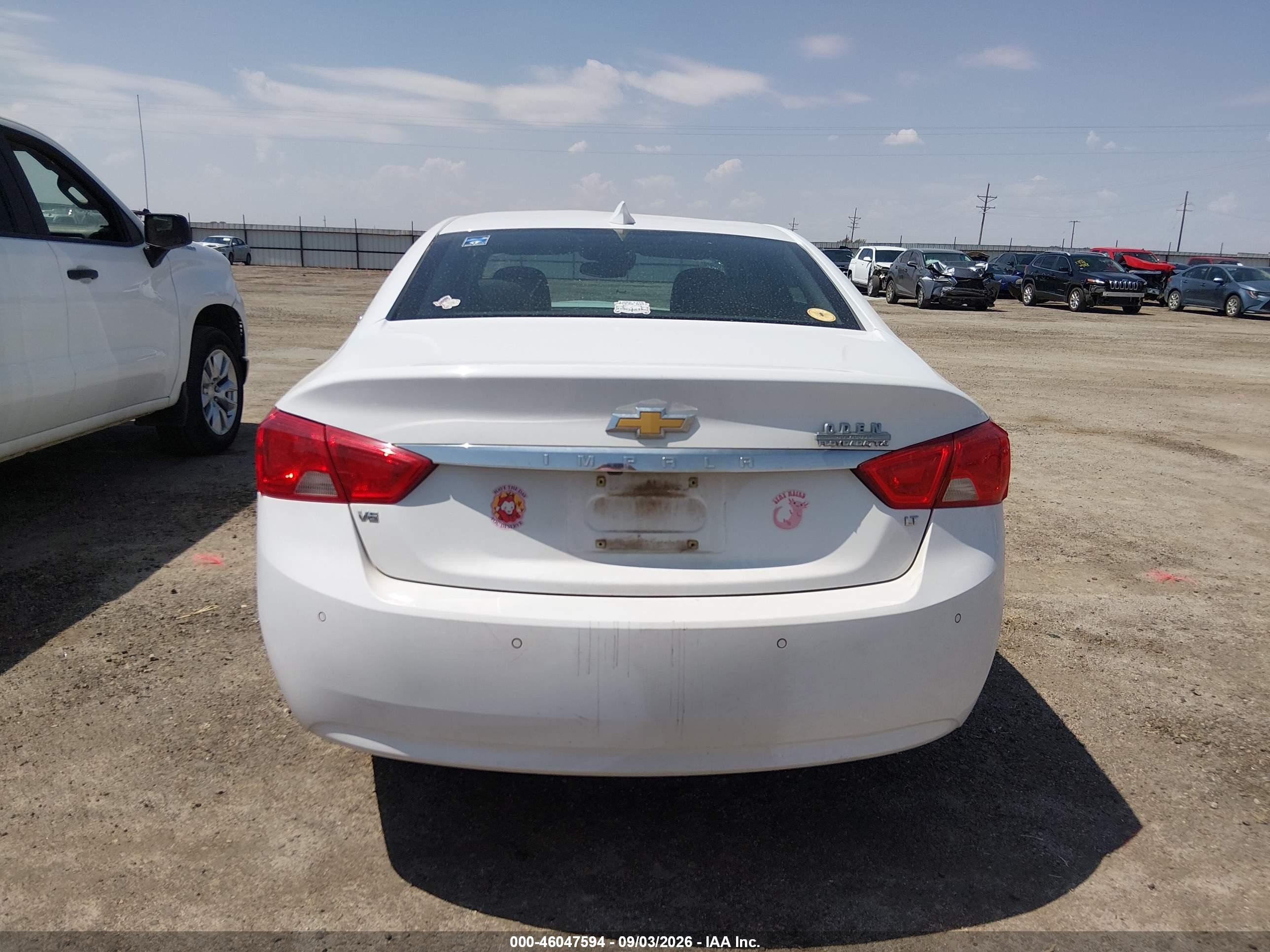 2015 Chevrolet Impala 2lt White vin: 2G1125S31F9242662