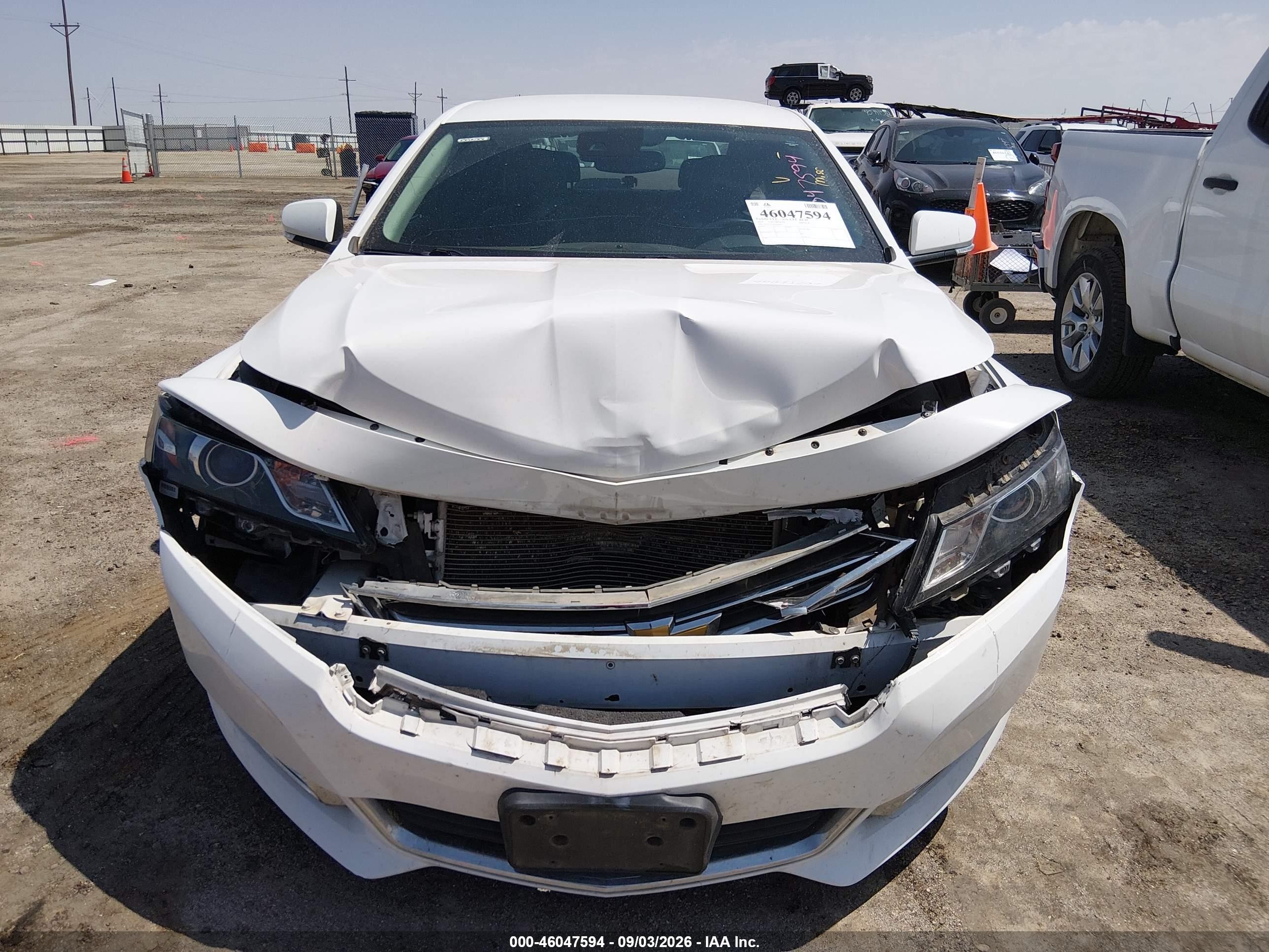 2015 Chevrolet Impala 2lt White vin: 2G1125S31F9242662