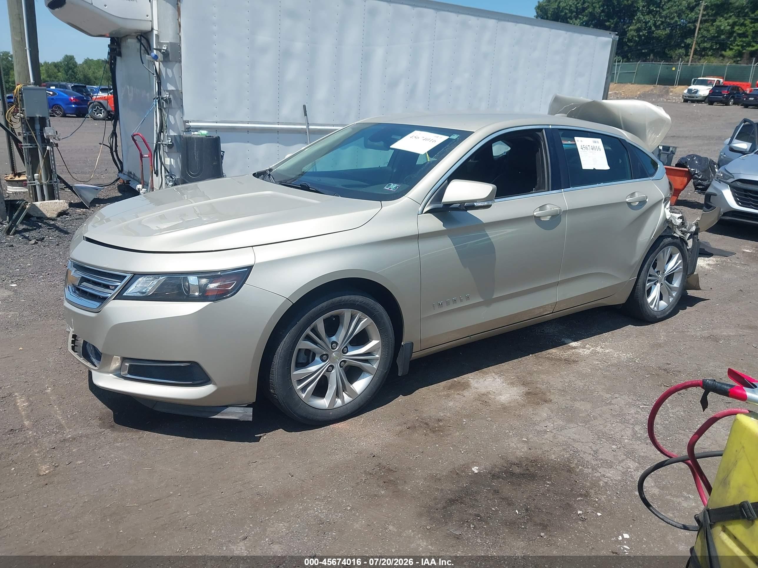 2015 Chevrolet Impala 2lt Золотой vin: 2G1125S31F9243083