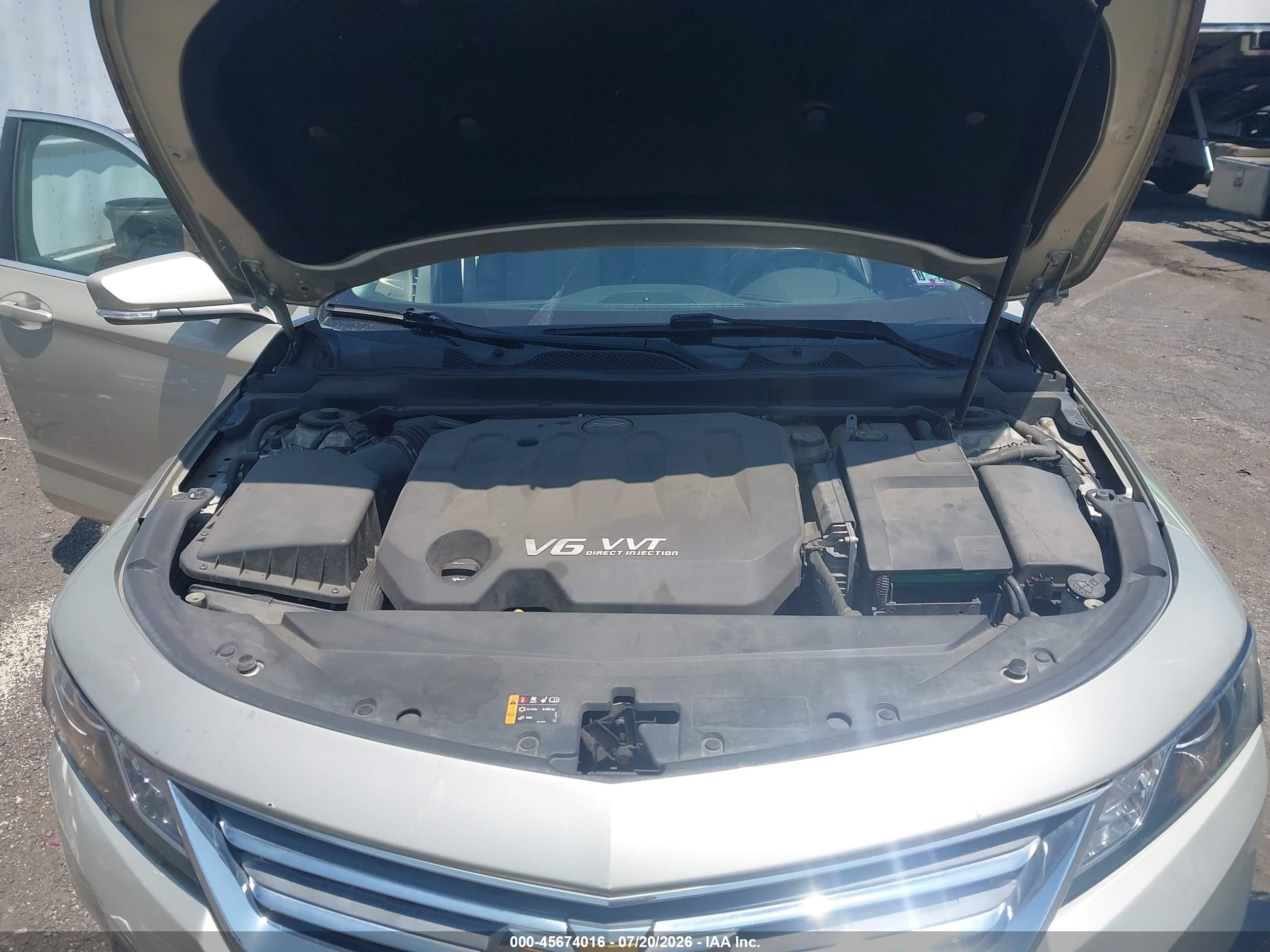 2015 Chevrolet Impala 2lt Золотой vin: 2G1125S31F9243083