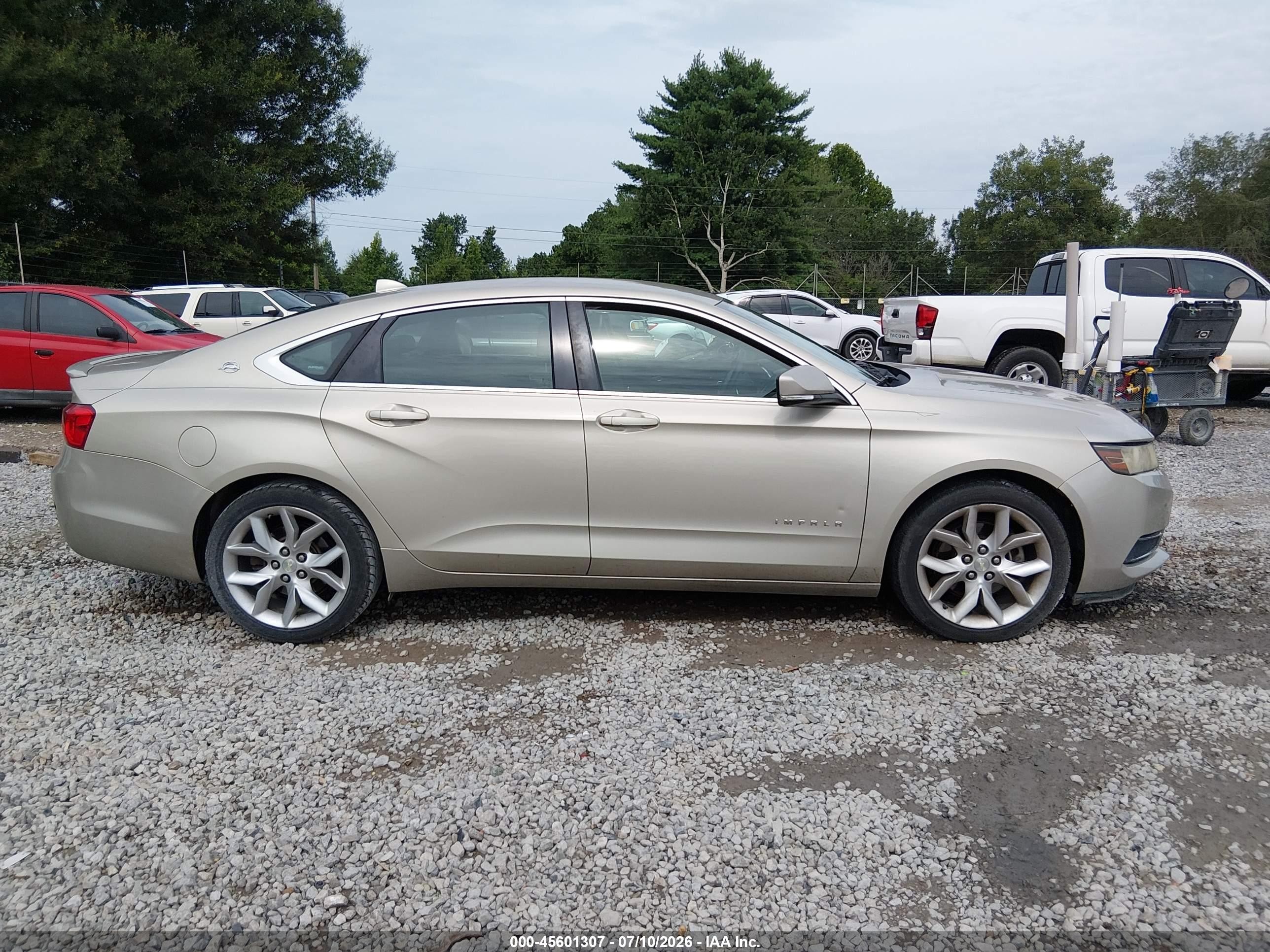 2014 Chevrolet Impala 2lt Gold vin: 2G1125S32E9150071