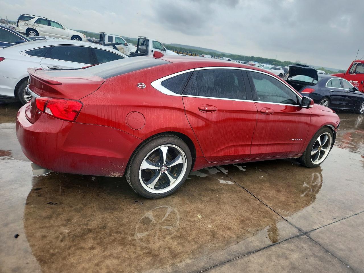 2014 Chevrolet Impala Lt Burgundy vin: 2G1125S32E9150264