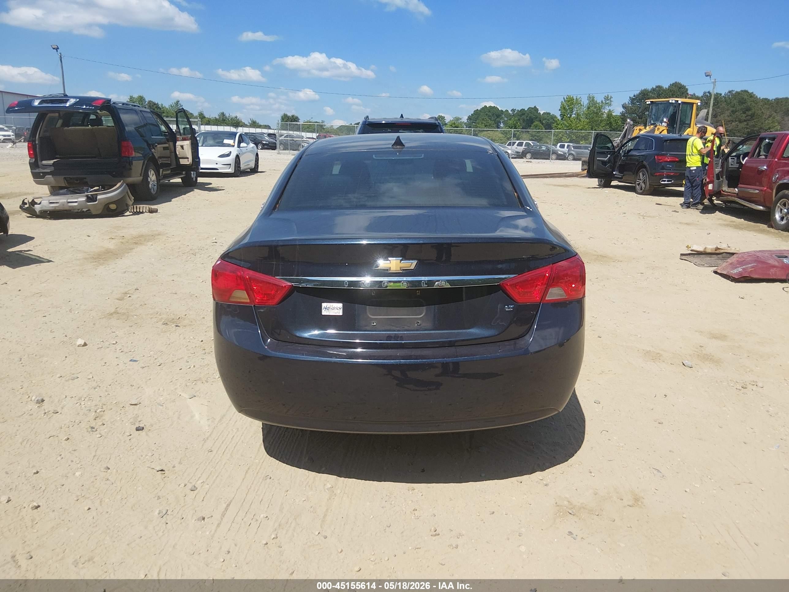2014 Chevrolet Impala 2lt Blue vin: 2G1125S32E9195544