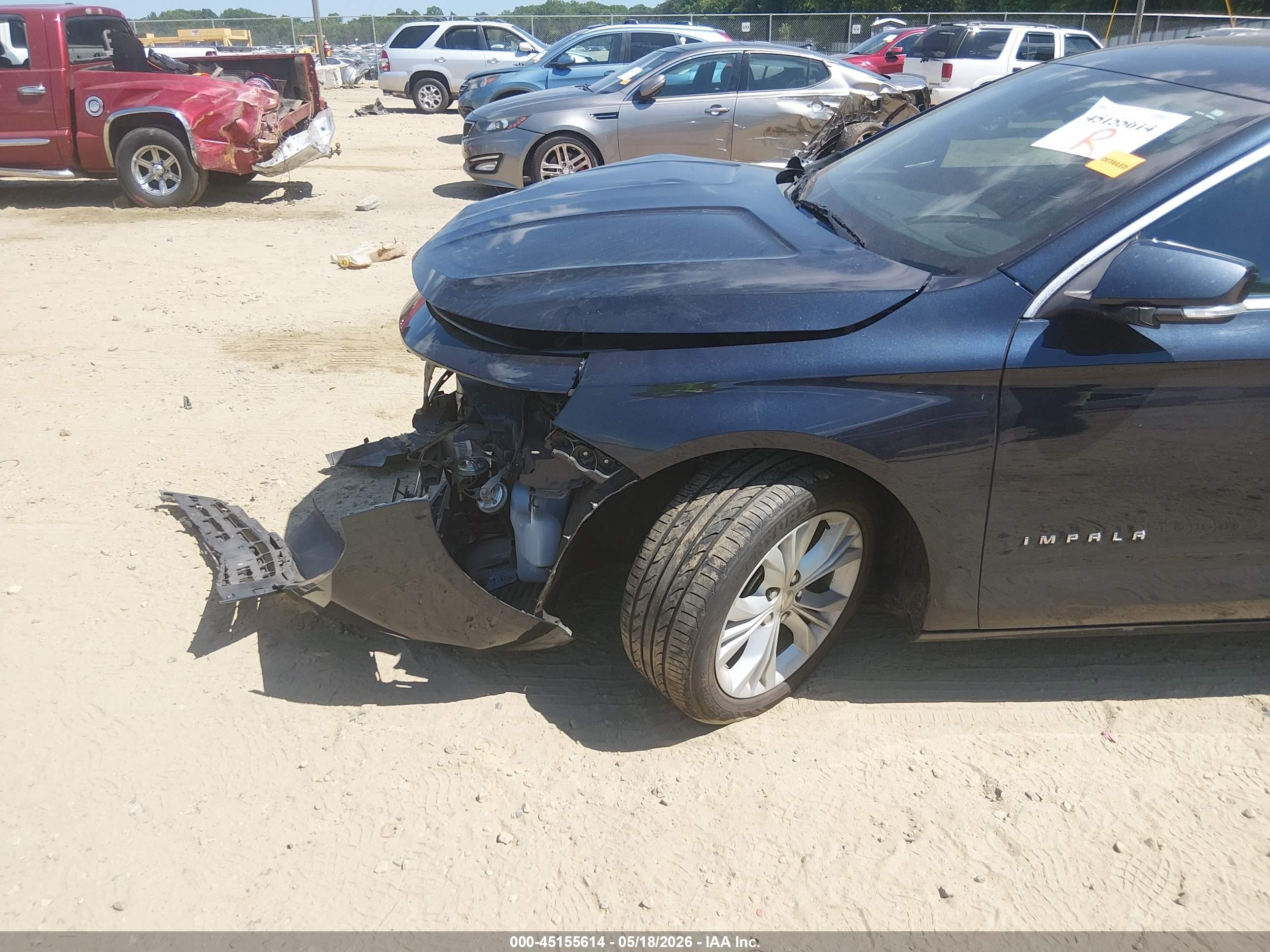 2014 Chevrolet Impala 2lt Blue vin: 2G1125S32E9195544