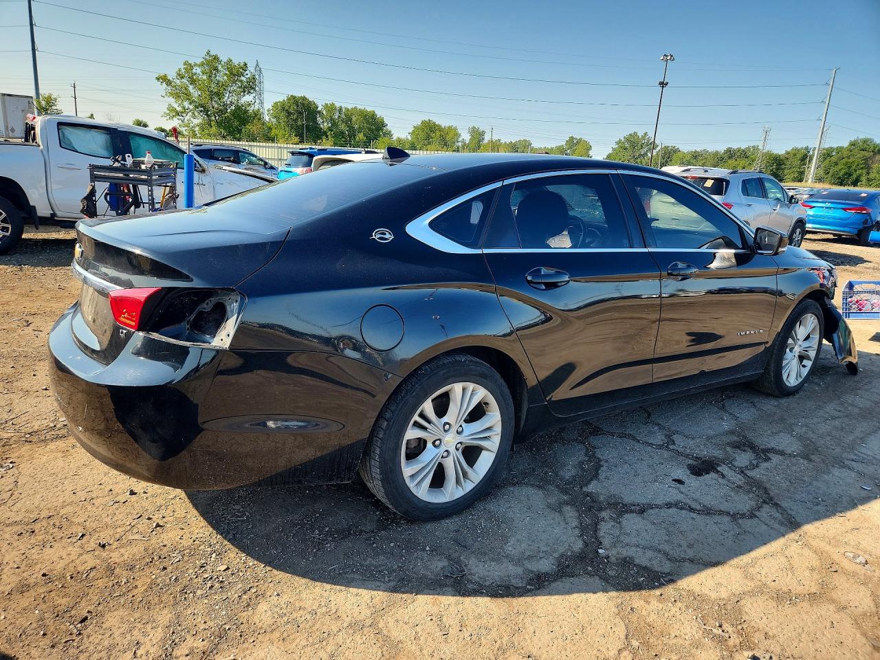 2014 Chevrolet Impala Lt Black vin: 2G1125S32E9214285