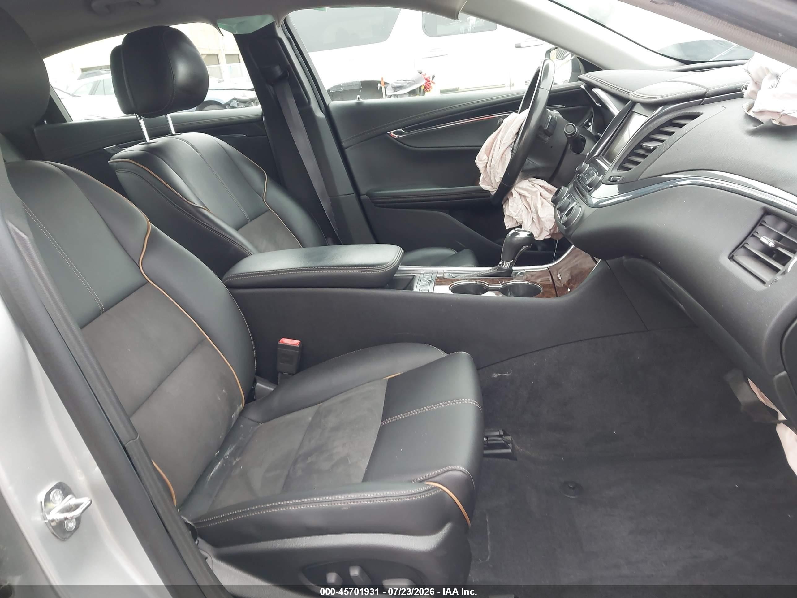 2014 Chevrolet Impala 2lt Silver vin: 2G1125S32E9219390