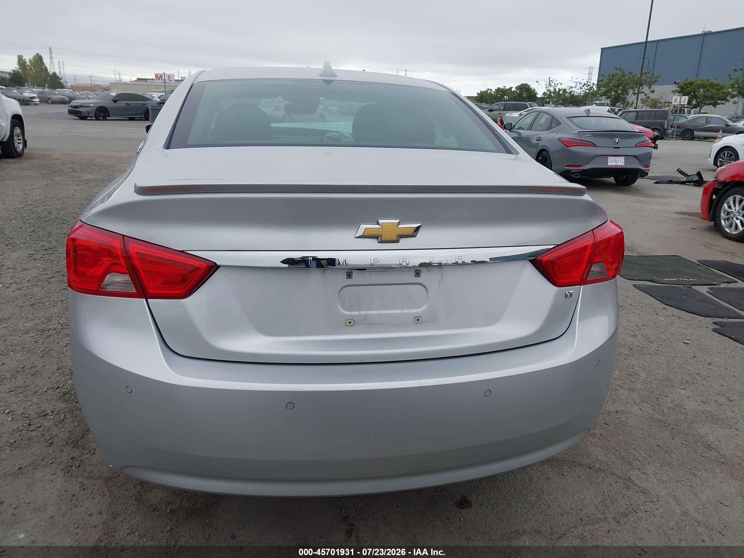 2014 Chevrolet Impala 2lt Silver vin: 2G1125S32E9219390