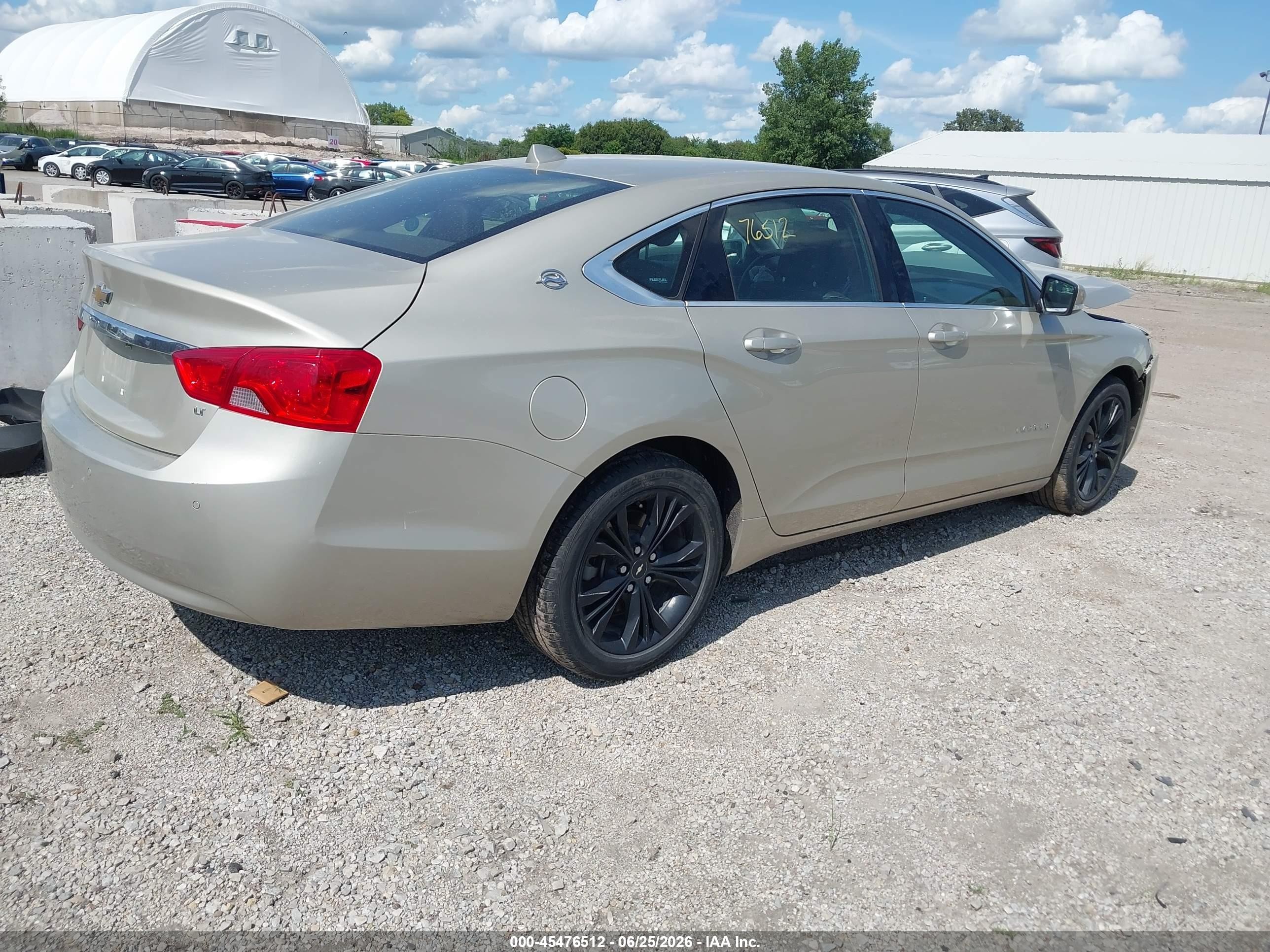 2014 Chevrolet Impala 2lt Champagne vin: 2G1125S32E9237159
